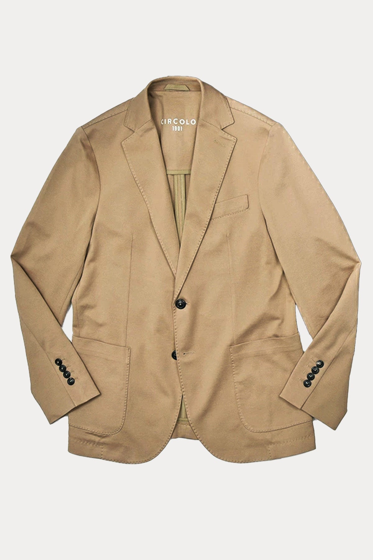 Circolo 1901 Spor Cepli Streç Blazer Ceket-Ceket-Libas