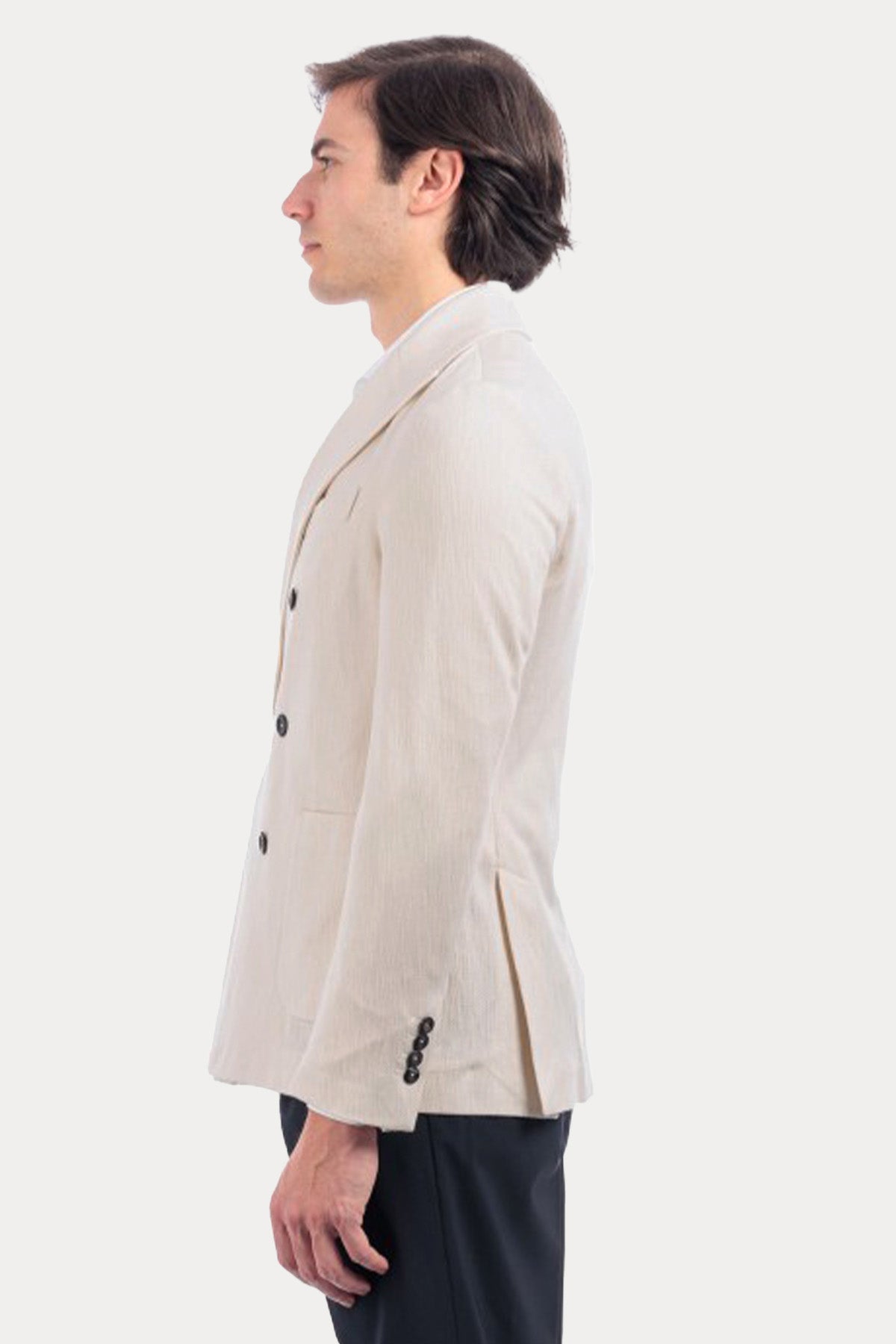 Circolo 1901 Spor Cepli Kruvaze Blazer Ceket-Ceket-Libas