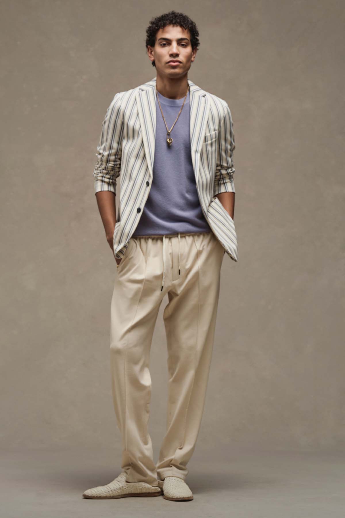 Circolo 1901 Spor Cepli Çizgili Blazer Ceket