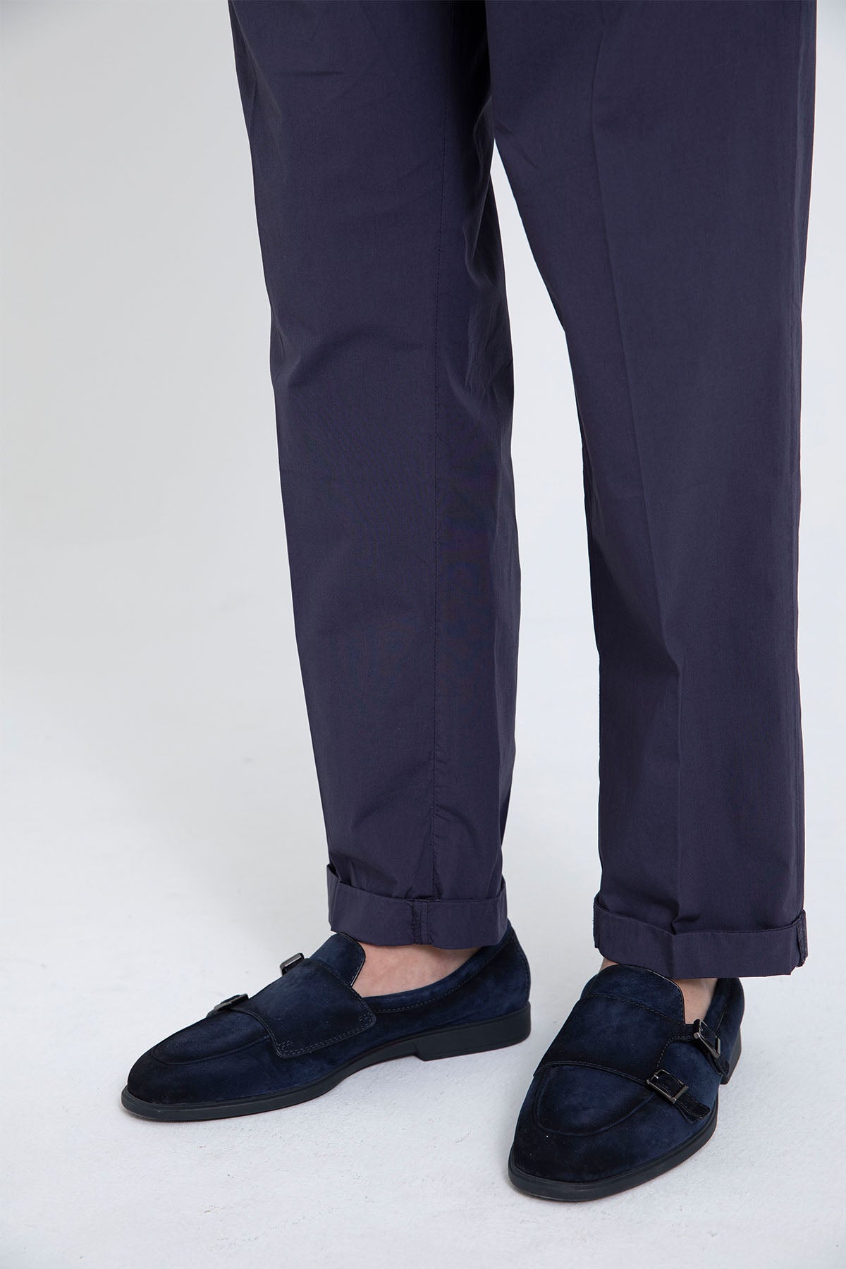 40 Weft Mike Beli Lastikli Tek Pile Yandan Cepli Pantolon