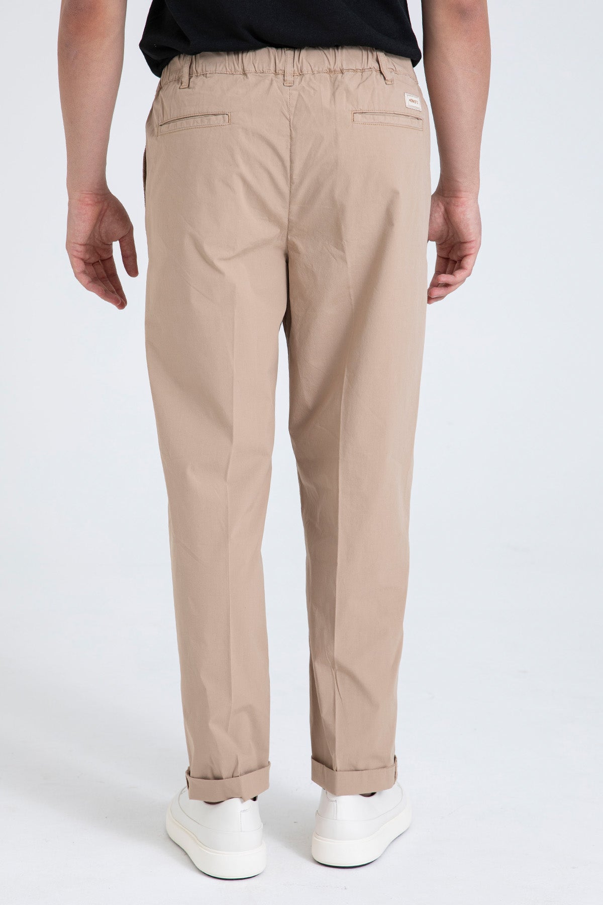 40 Weft Mike Beli Lastikli Tek Pile Yandan Cepli Pantolon