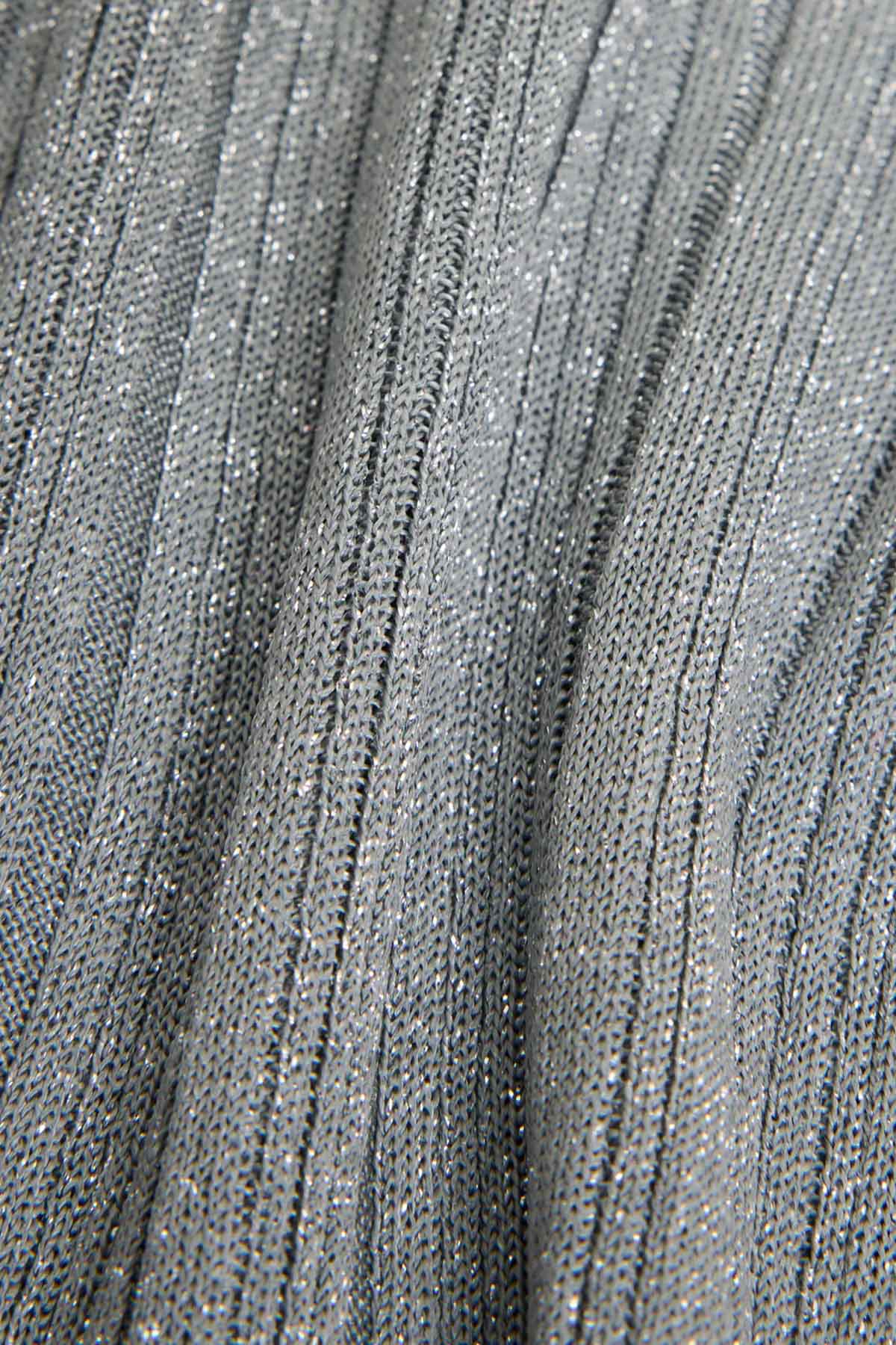 Majestic İnce Örgü Askılı Bluz