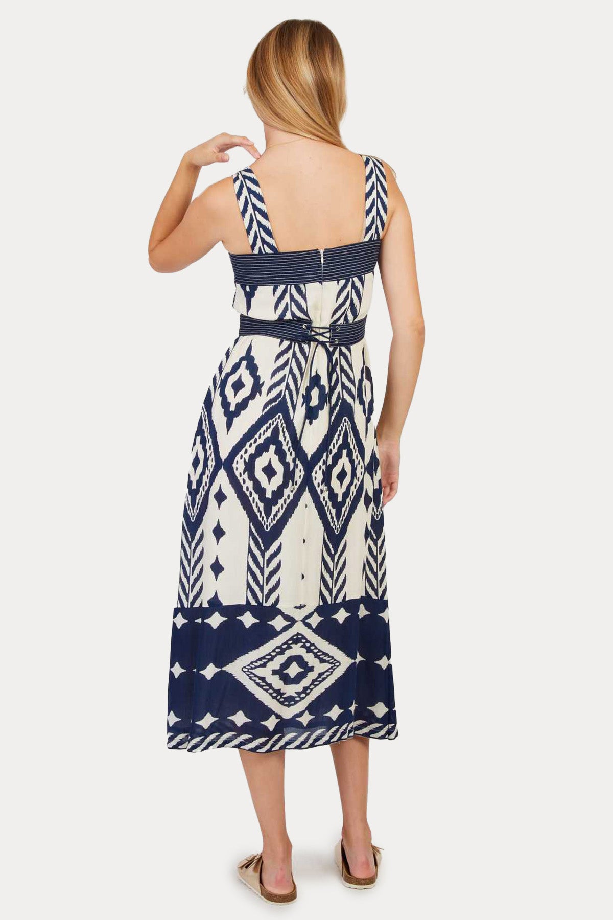 Rene Derhy Perroquet Midi Elbise