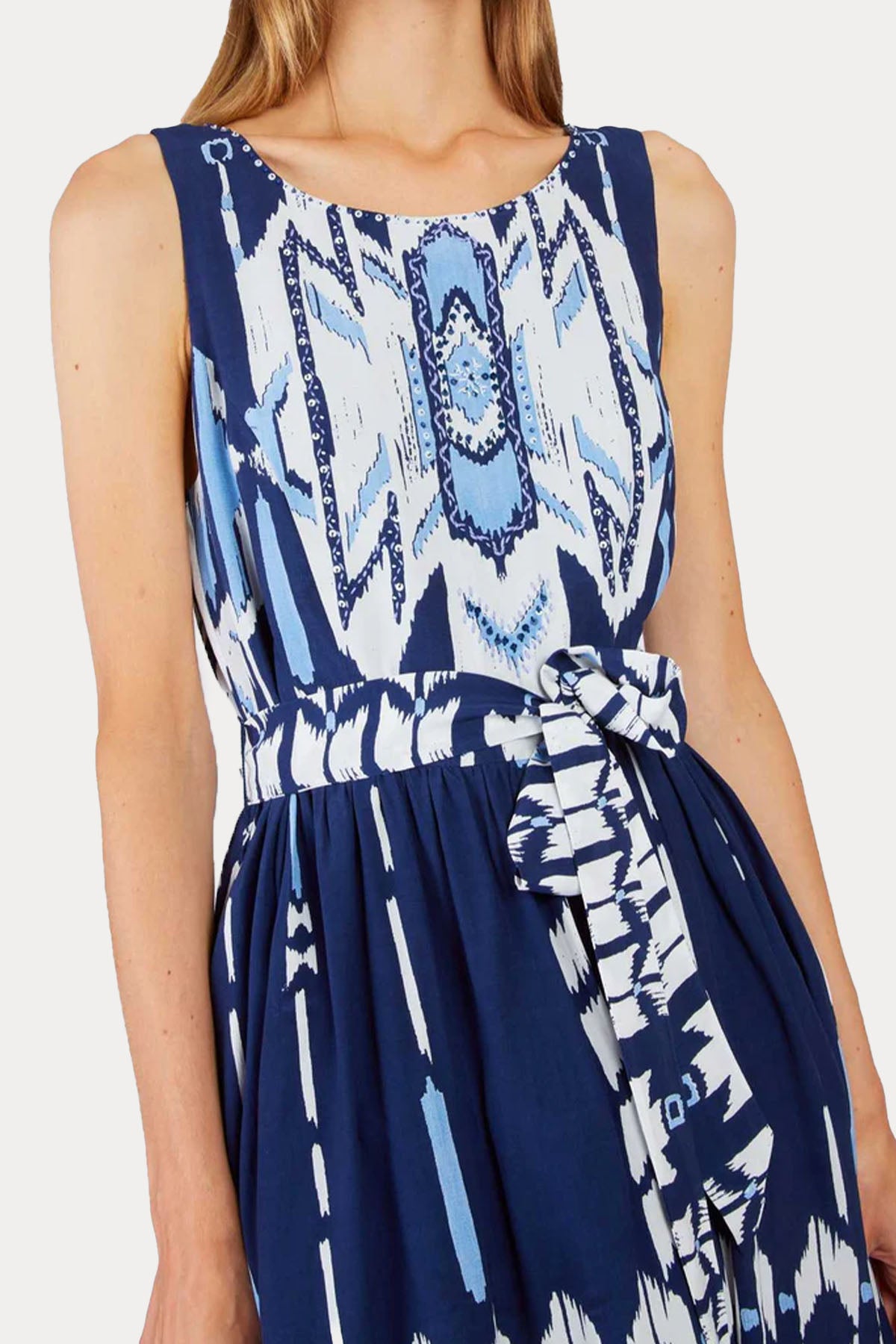 Rene Derhy Pyrenees Kuşaklı Mini Elbise