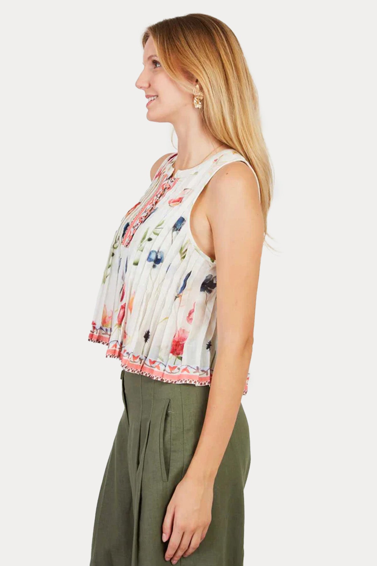 Rene Derhy Lindsey Pileli Bluz