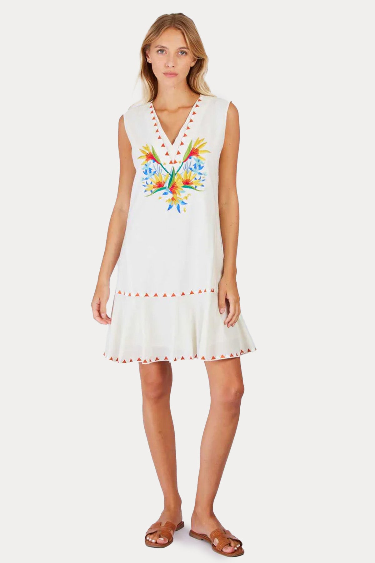 Rene Derhy Clara Relaxed Fit Mini Elbise