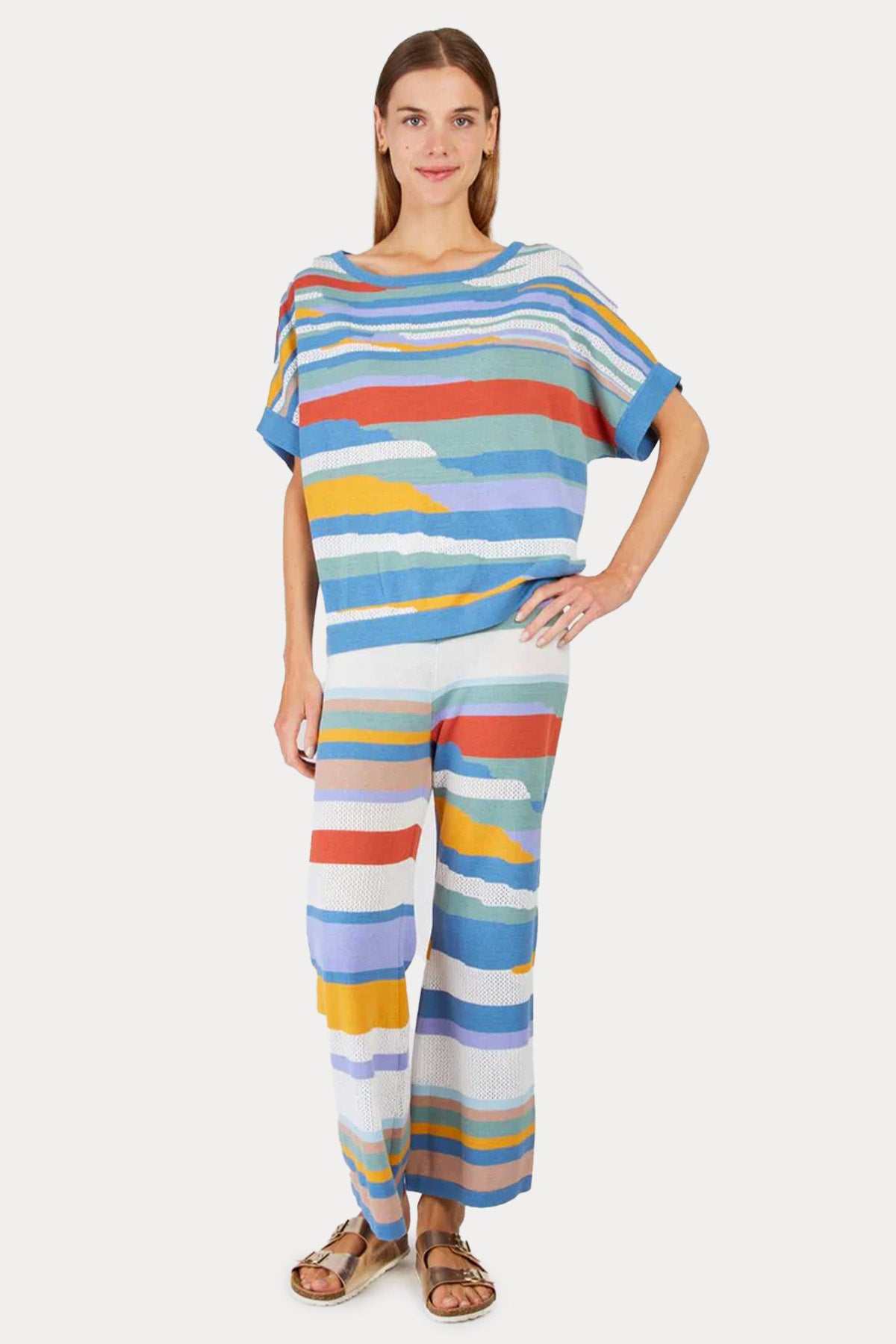 Rene Derhy Effie Geniş Kesim Lazer Delikli Triko