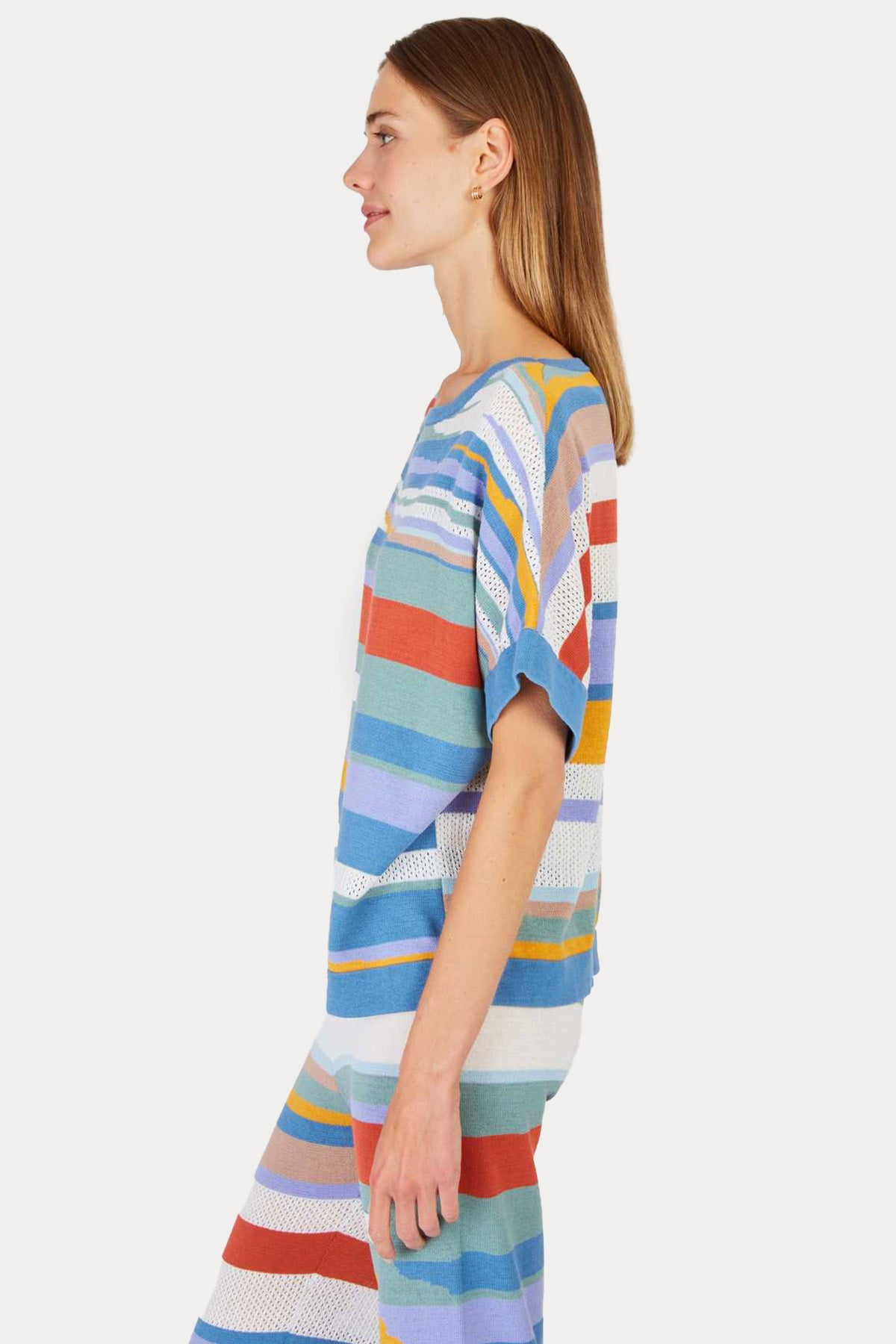 Rene Derhy Effie Geniş Kesim Lazer Delikli Triko