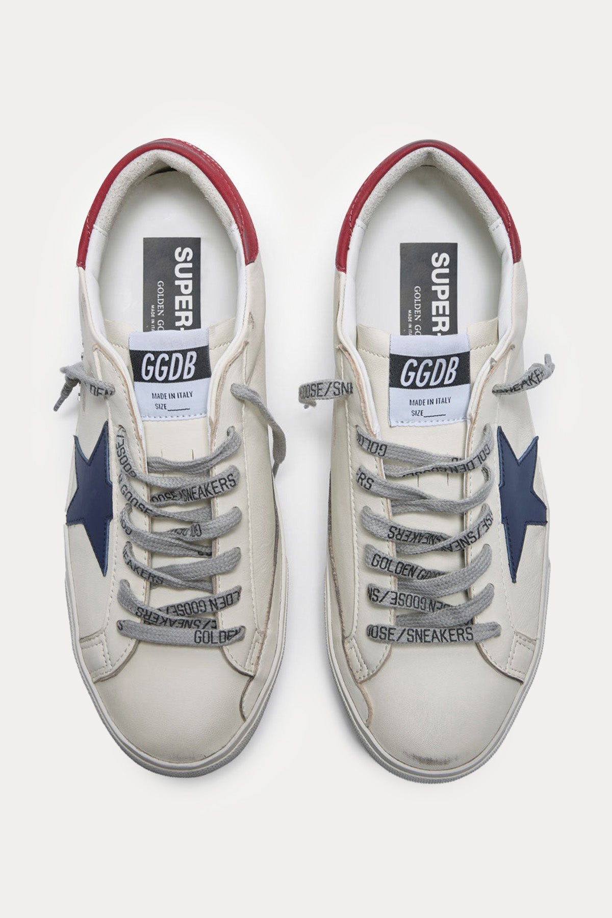 Golden Goose Super-Star Deri Sneaker Ayakkabı-Ayakkabı-Libas