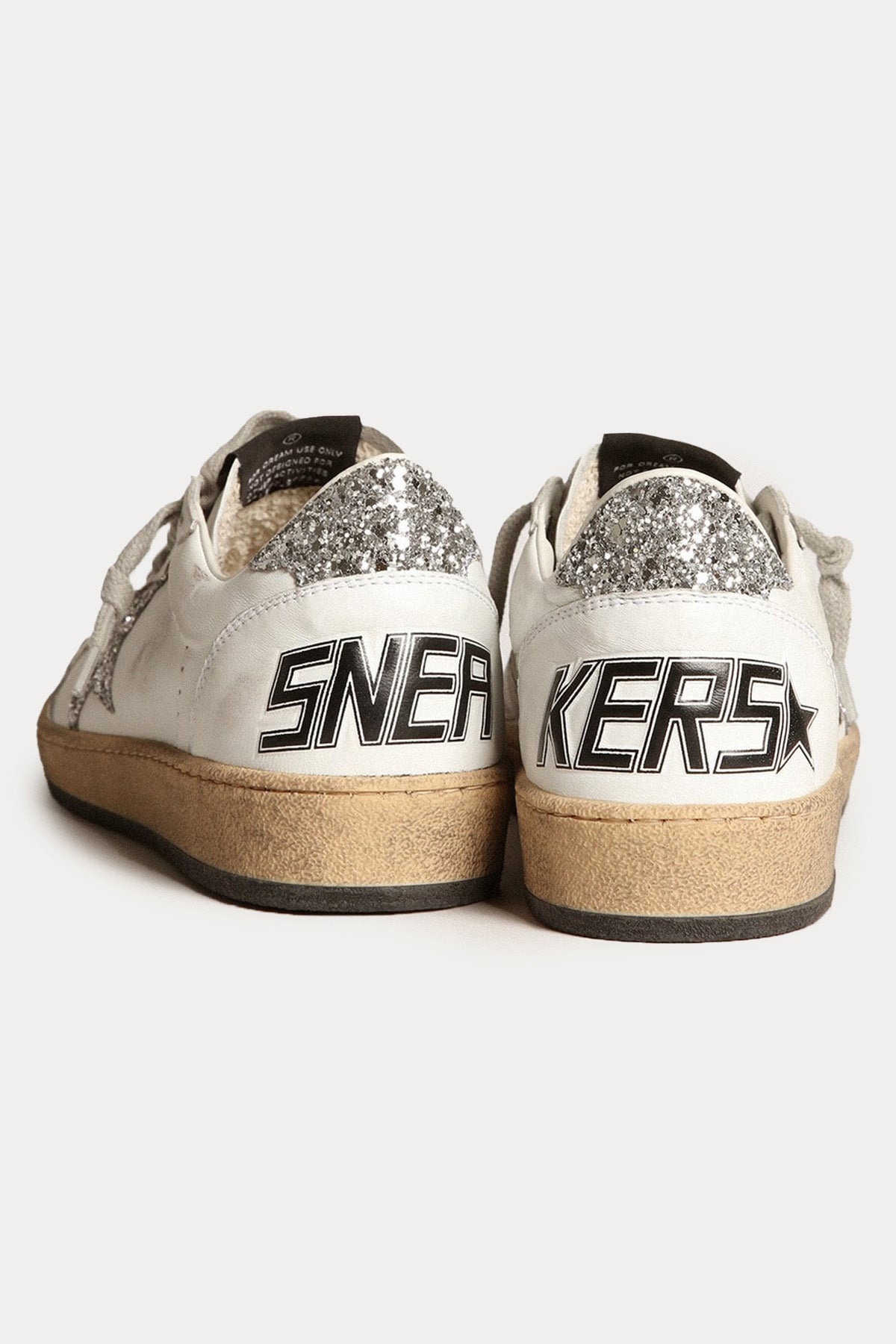 Golden Goose Ball-Star Payetli Deri Sneaker Ayakkabı-Ayakkabı-Libas