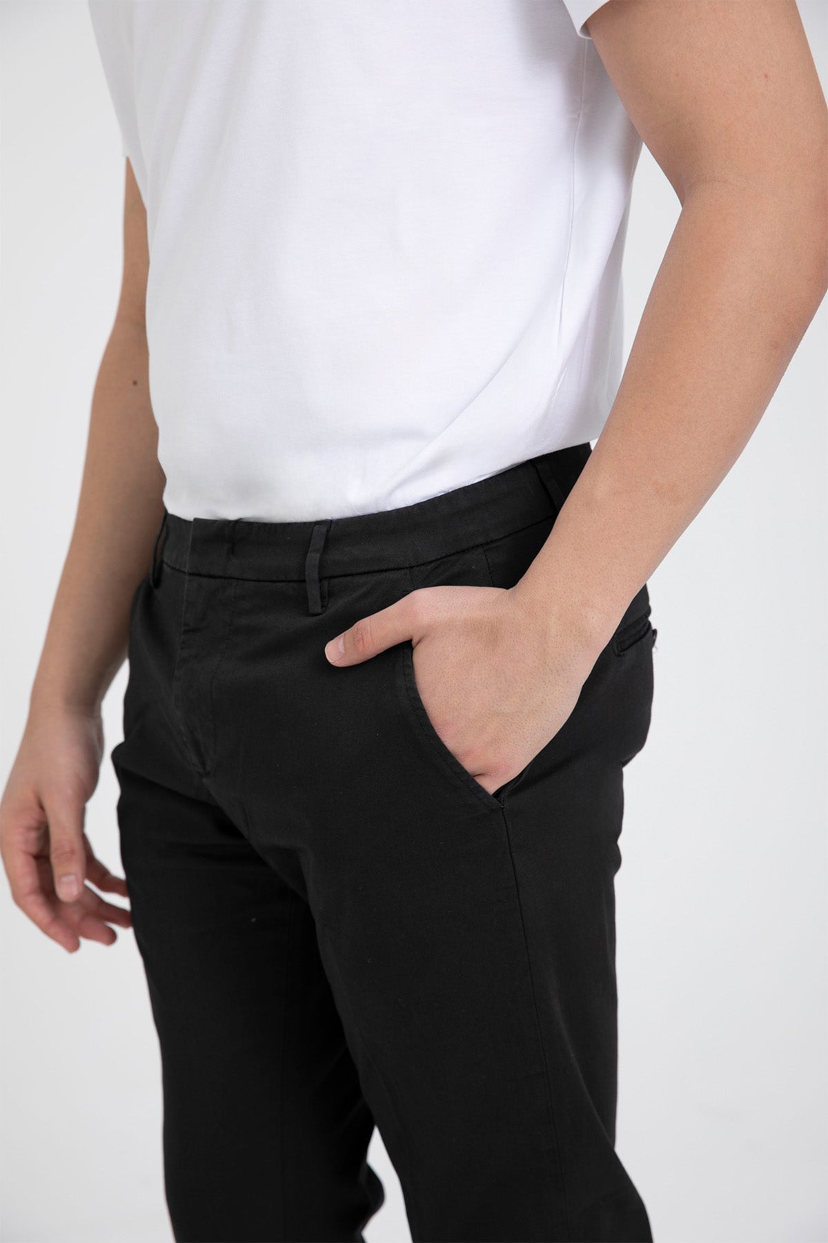 Dondup Slim Fit Yandan Cepli Pantolon-Pantolon-Libas