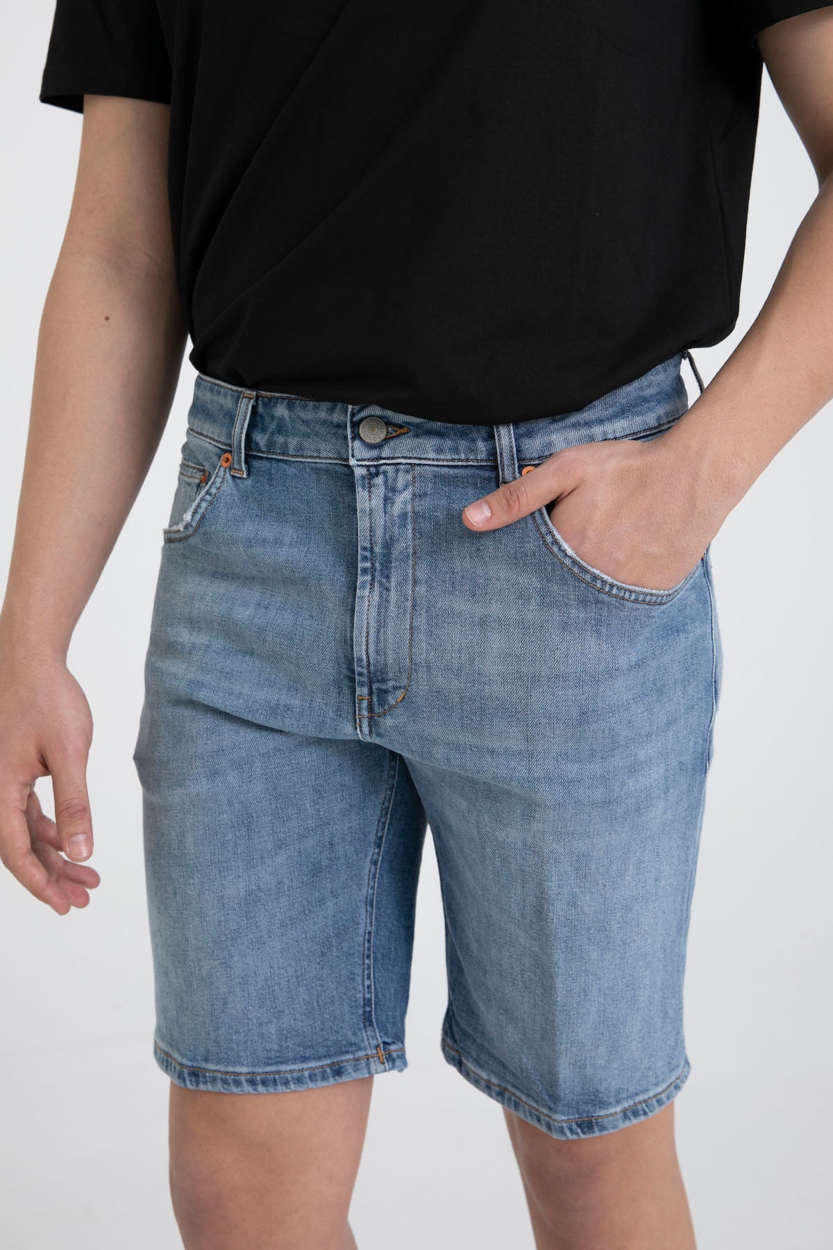 Dondup Regular Fit Streç Derick Denim Şort