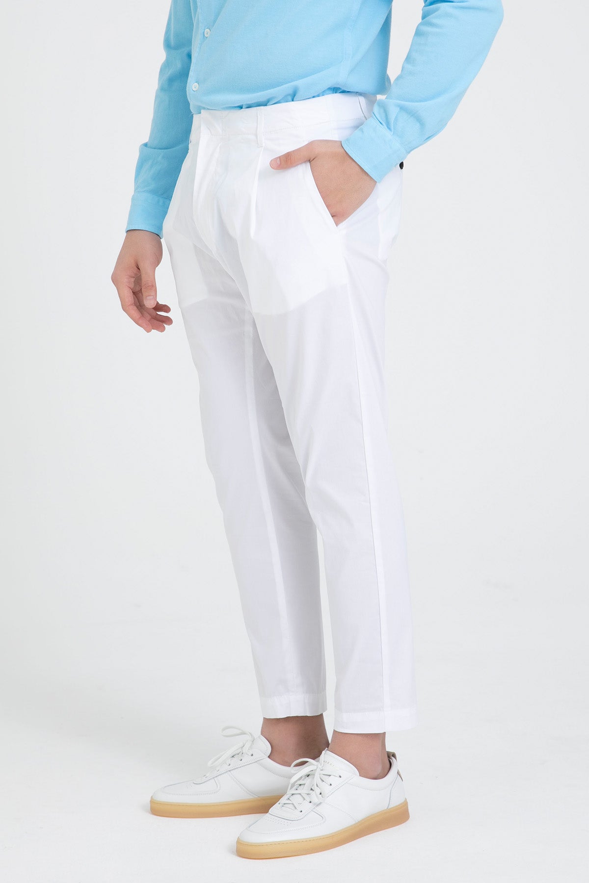 Dondup Havuç Kesim Tek Pile Yandan Cepli Pantolon