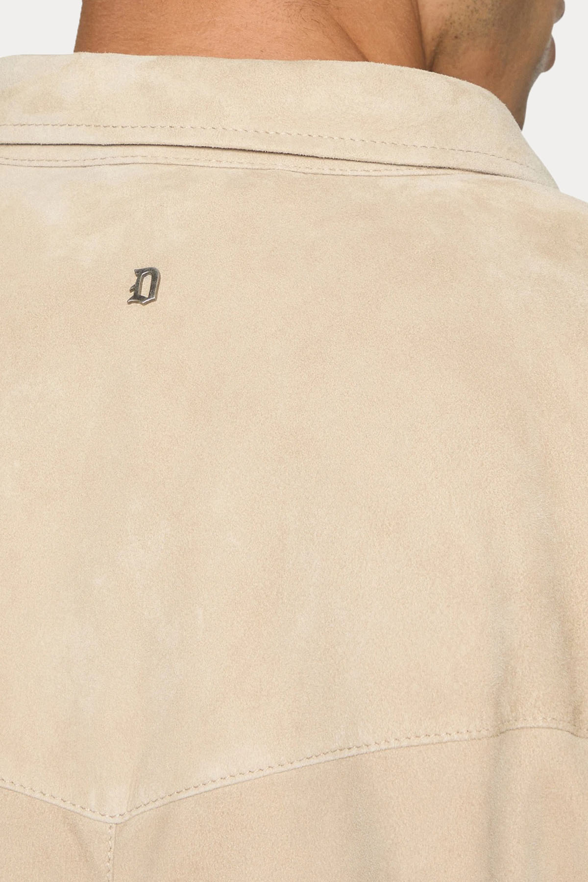 Dondup Regular Fit Süet Deri Gömlek Ceket