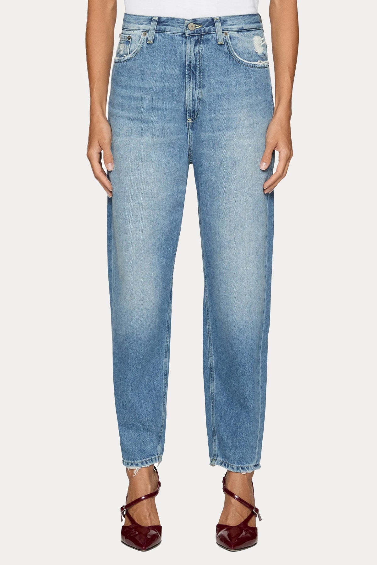 Dondup Bessie Loose Fit Yıkamalı Jeans