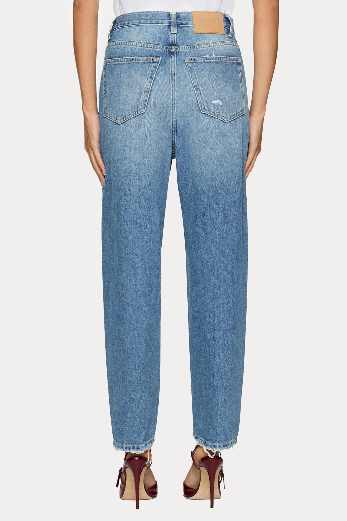 Dondup Bessie Loose Fit Yıkamalı Jeans