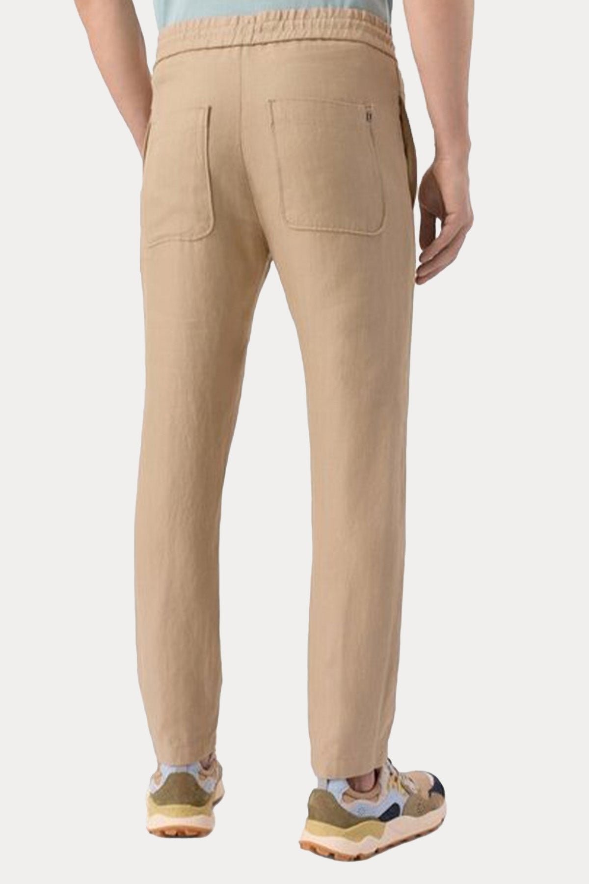 Dondup Regular Fit Beli Lastikli Keten Jogger Pantolon