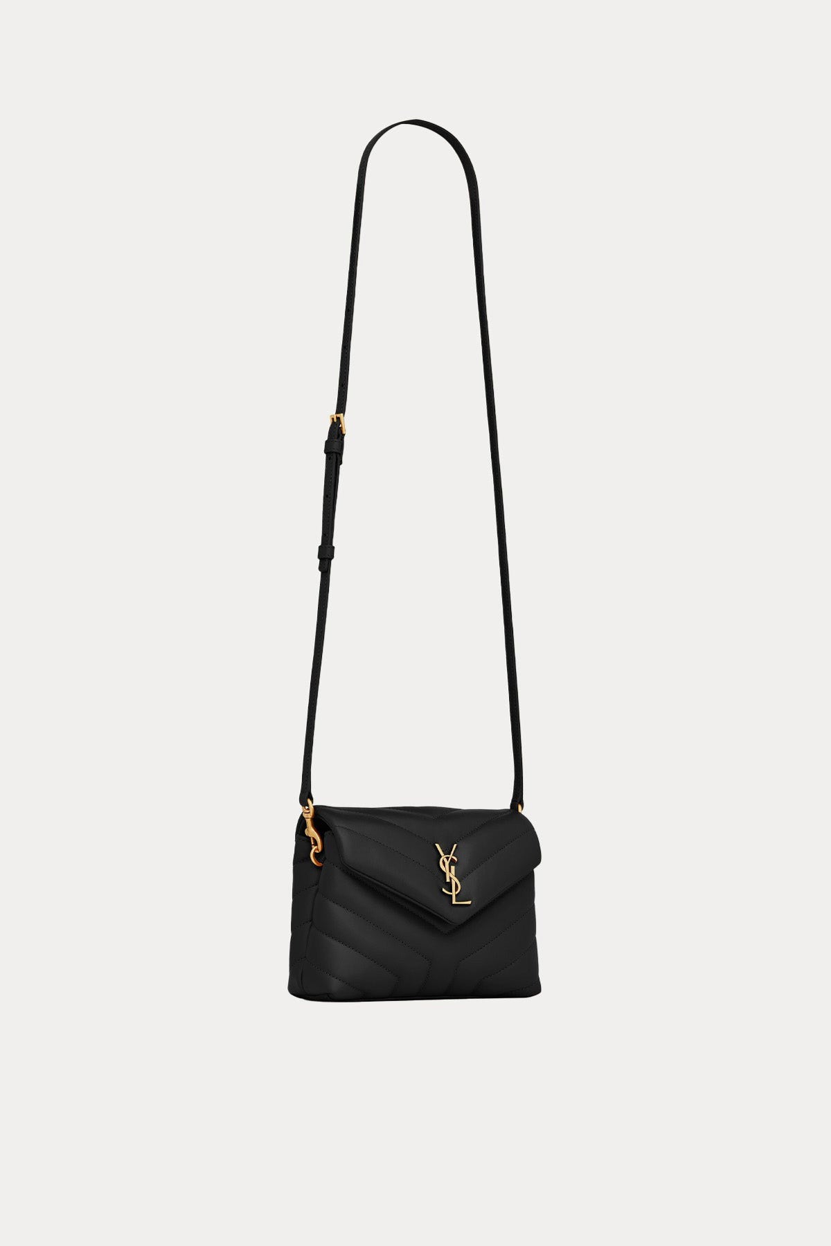 Saint Laurent Logolu Small Deri Omuz Çantası-Çanta-Libas