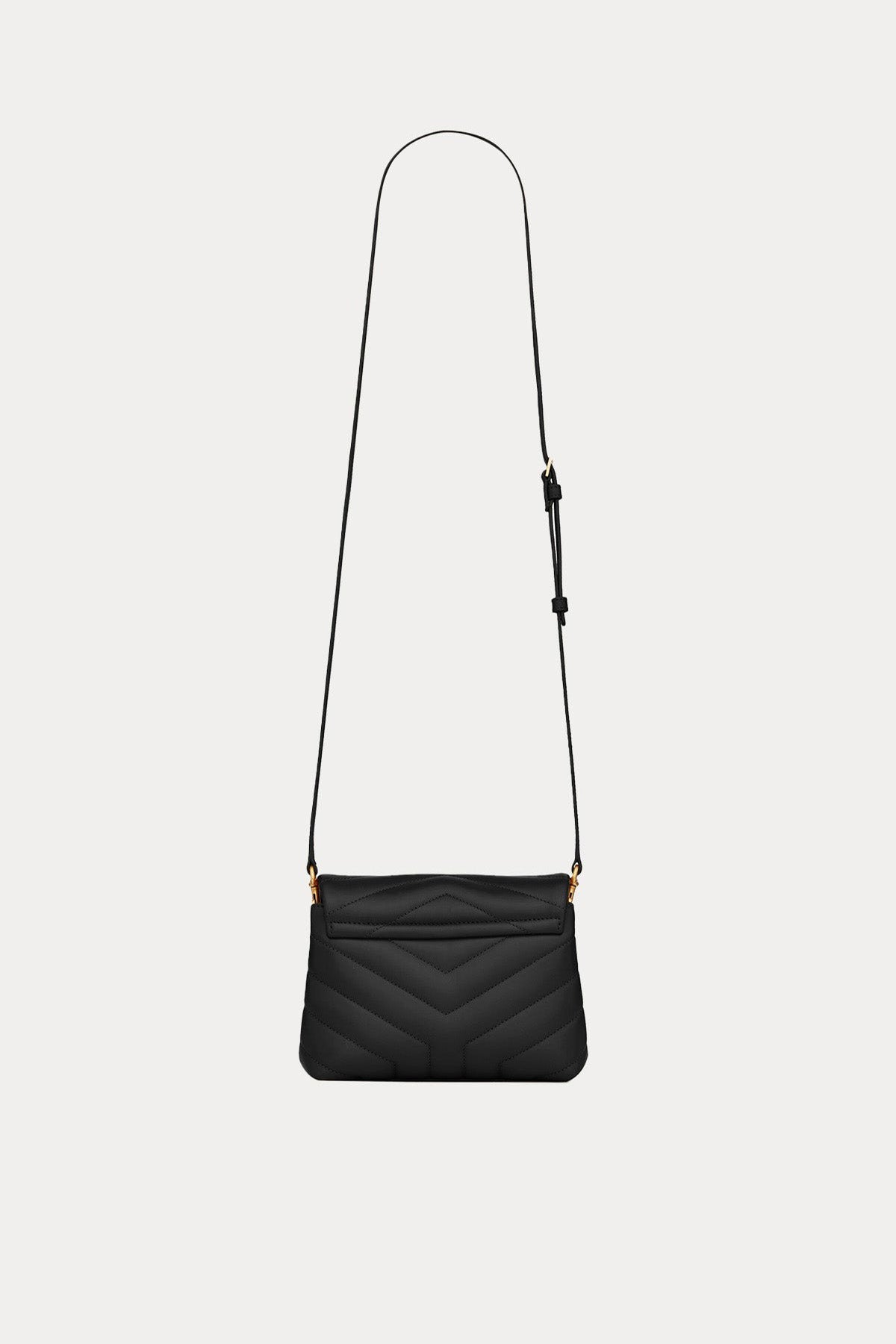 Saint Laurent Logolu Small Deri Omuz Çantası-Çanta-Libas