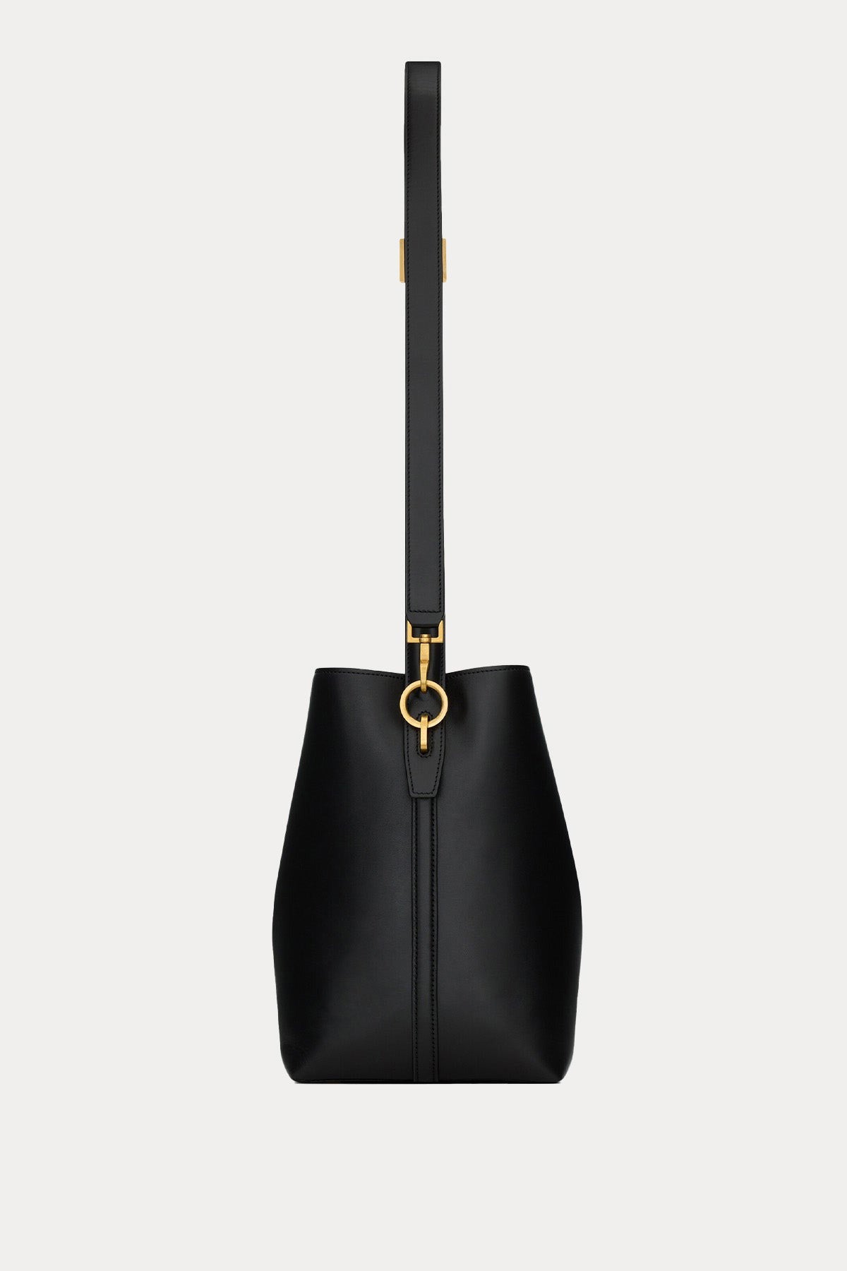 Saint Laurent Logolu Medium Deri Omuz Çantası