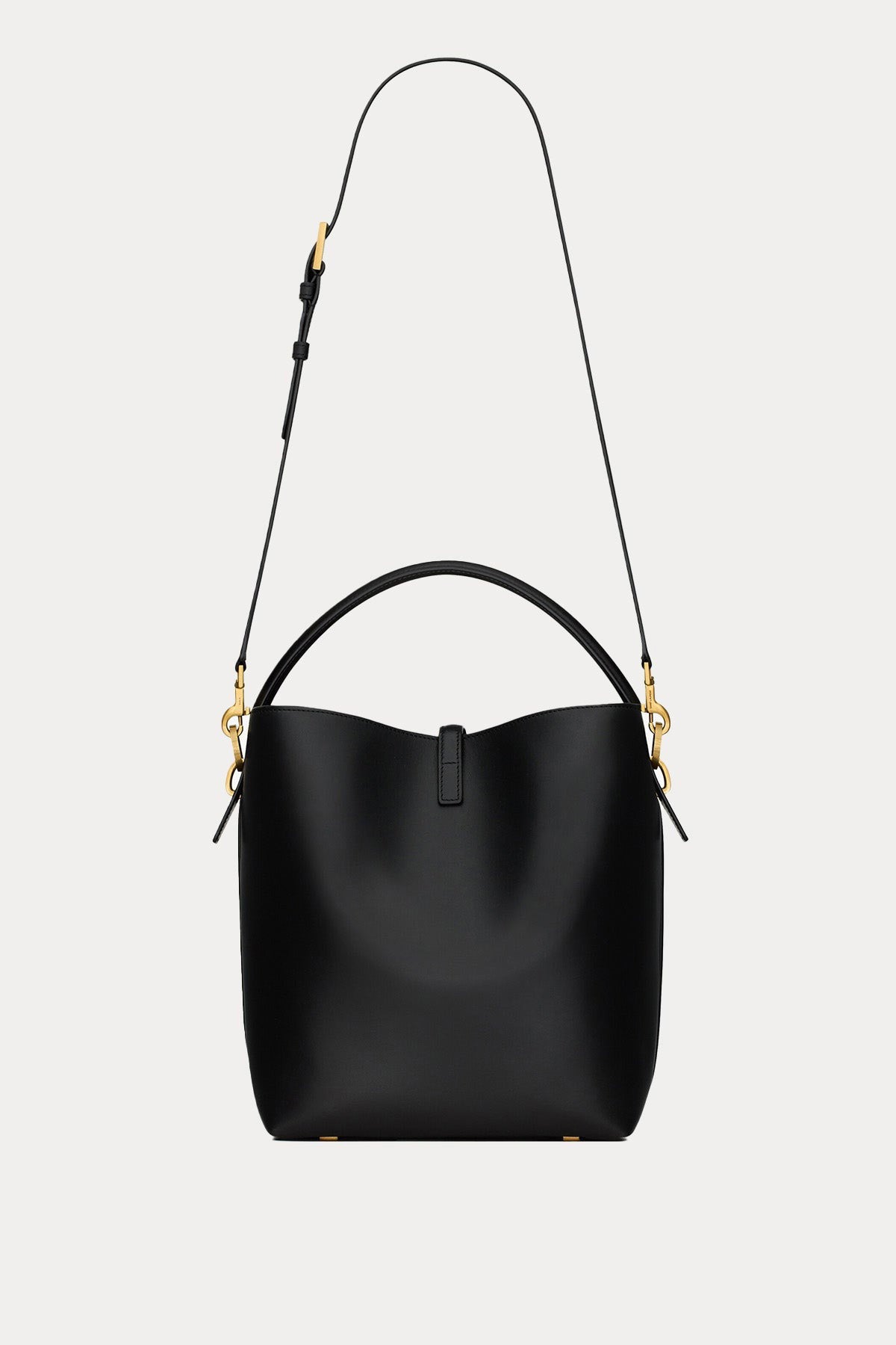 Saint Laurent Logolu Medium Deri Omuz Çantası