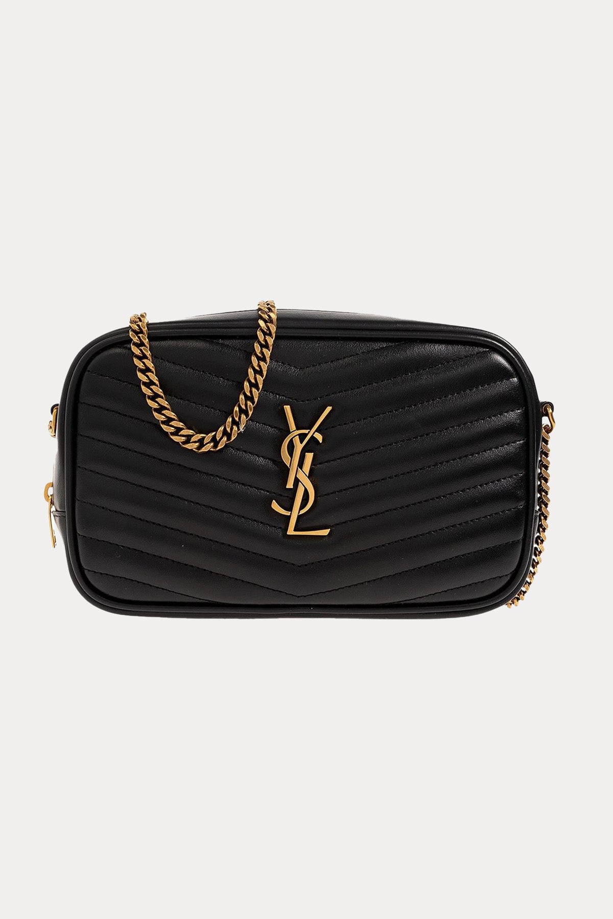 Saint Laurent Zincir Askılı Mini Deri Omuz Çantası