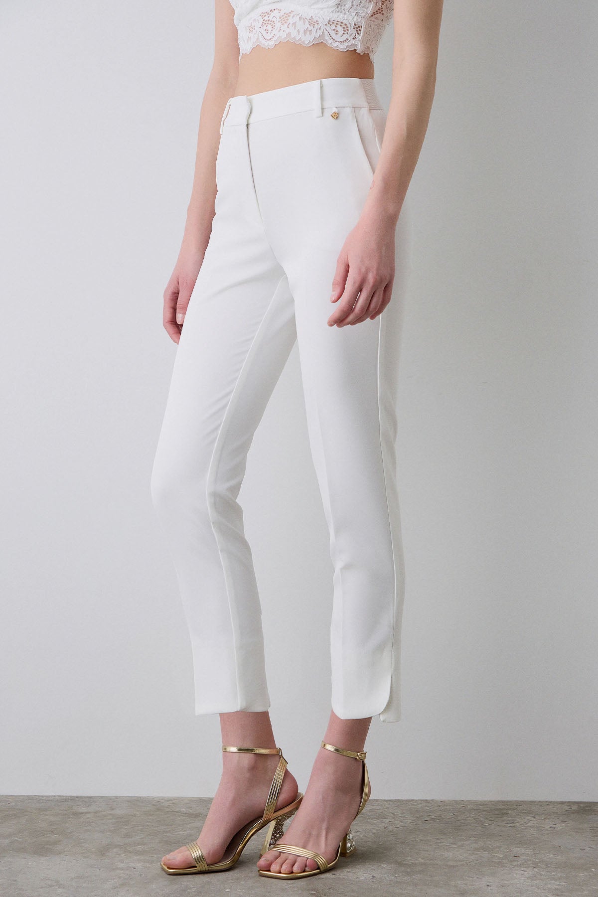 Bsb Slim Fit Beli Lastikli Yandan Cepli Pantolon