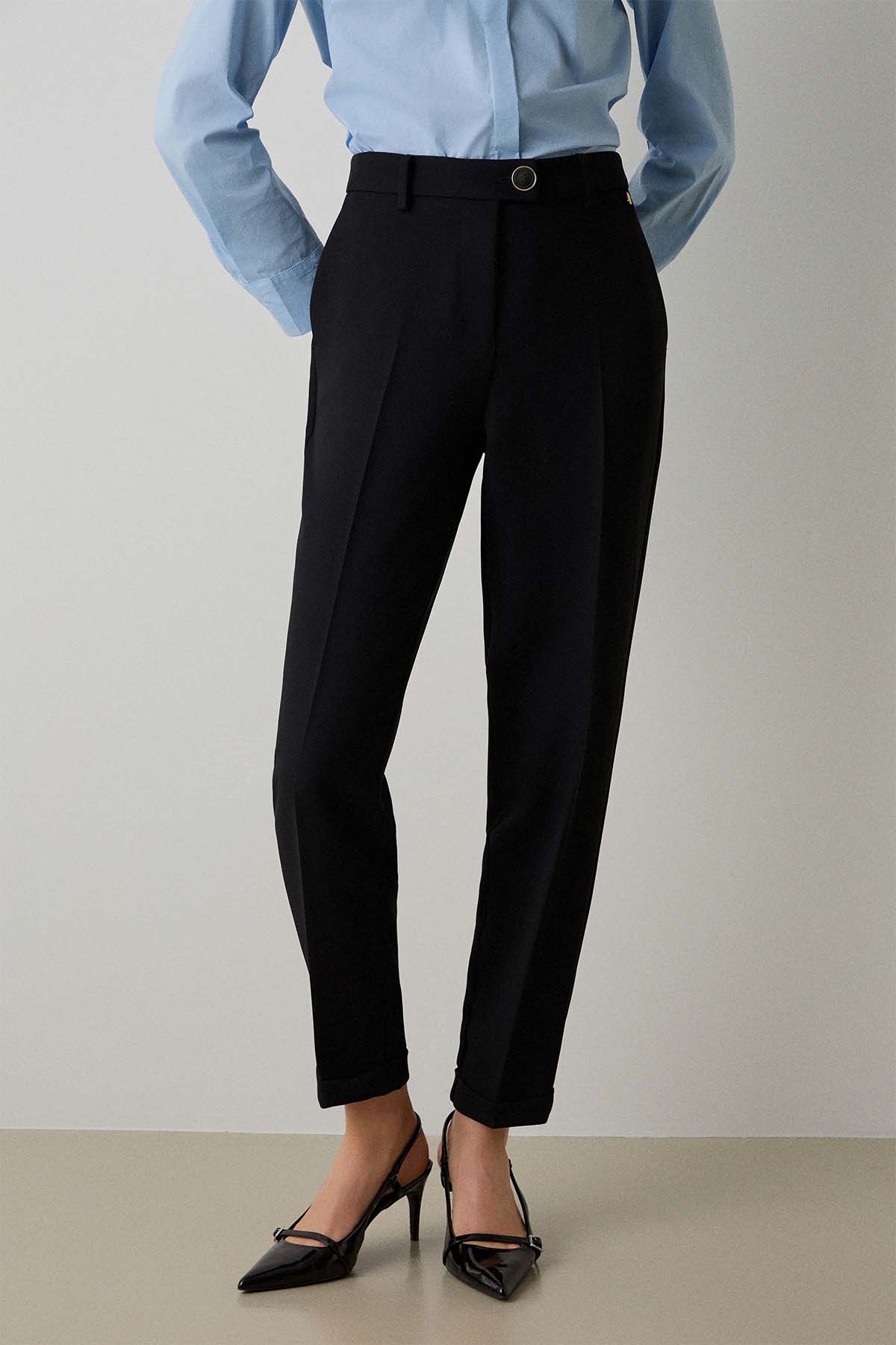 Bsb Regular Fit Duble Paça Yandan Cepli Pantolon