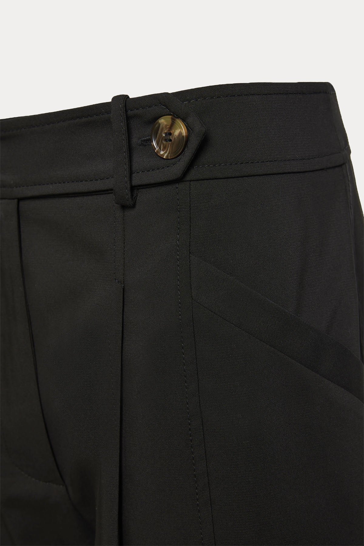 Bsb Regular Fit Yüksek Belli Tek Pile Crop Paça Pantolon