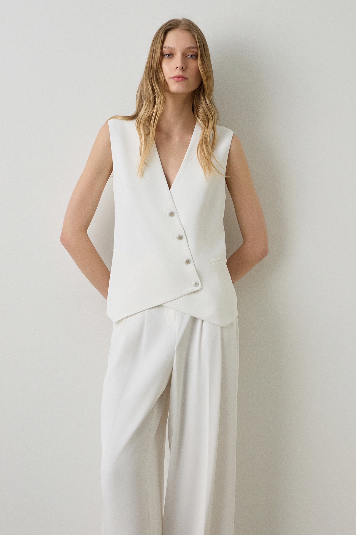 Bsb Regular Fit Kruvaze Yelek