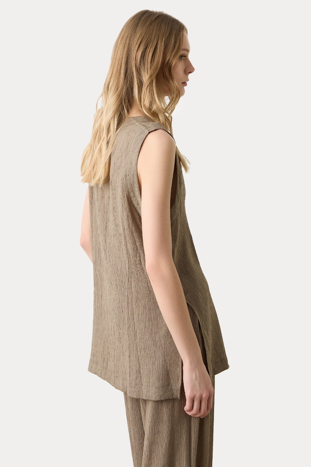 Bsb Derin V Yaka Dokulu Yelek