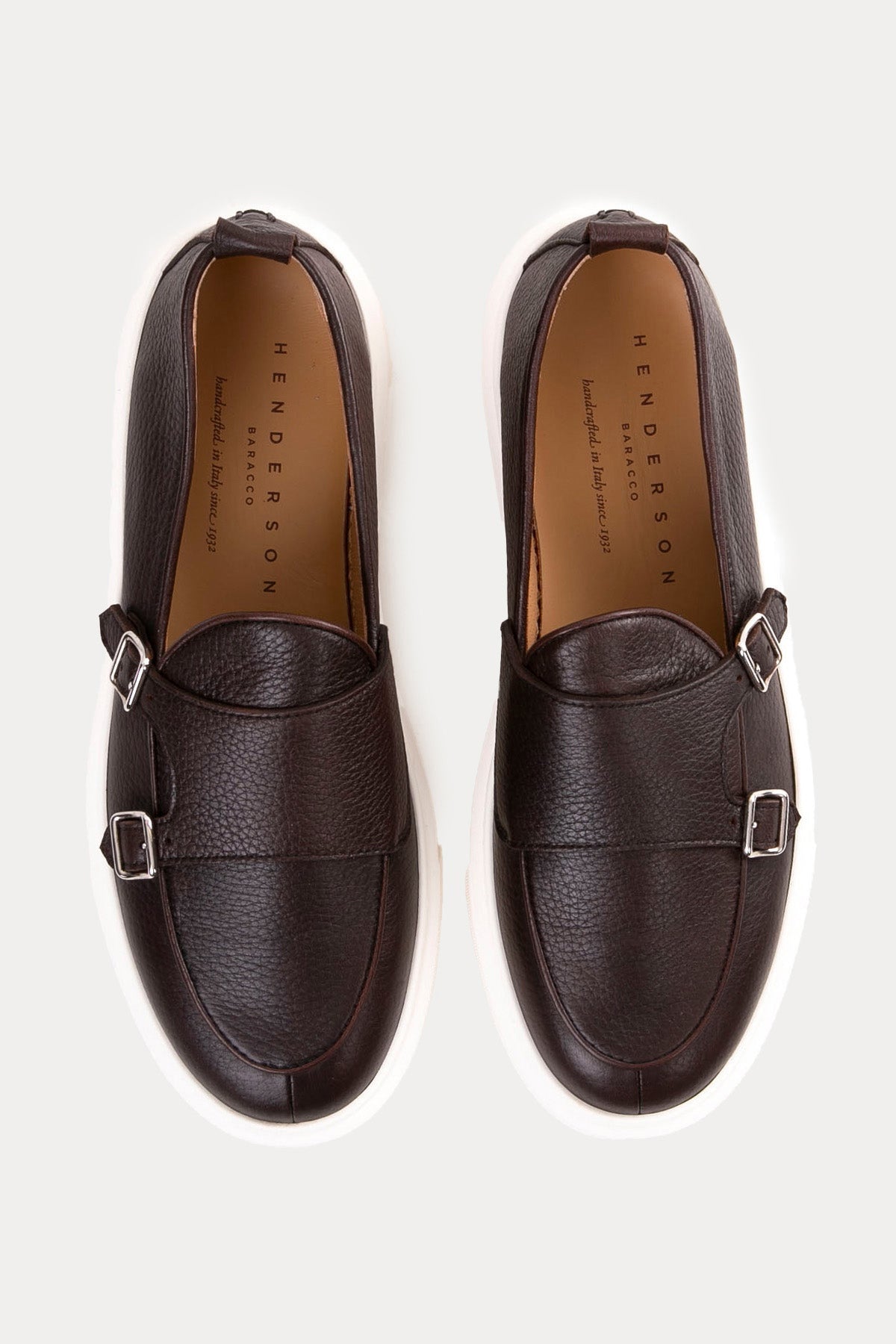 Henderson Tim Çift Tokalı Extralight Deri Monk Loafer Ayakkabı