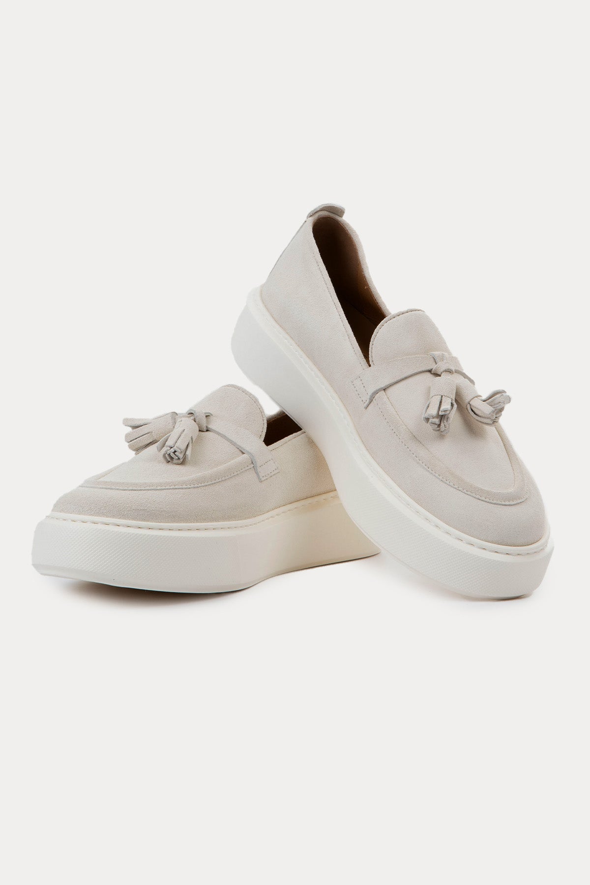 Henderson Sofia Püsküllü Süet Loafer Ayakkabı