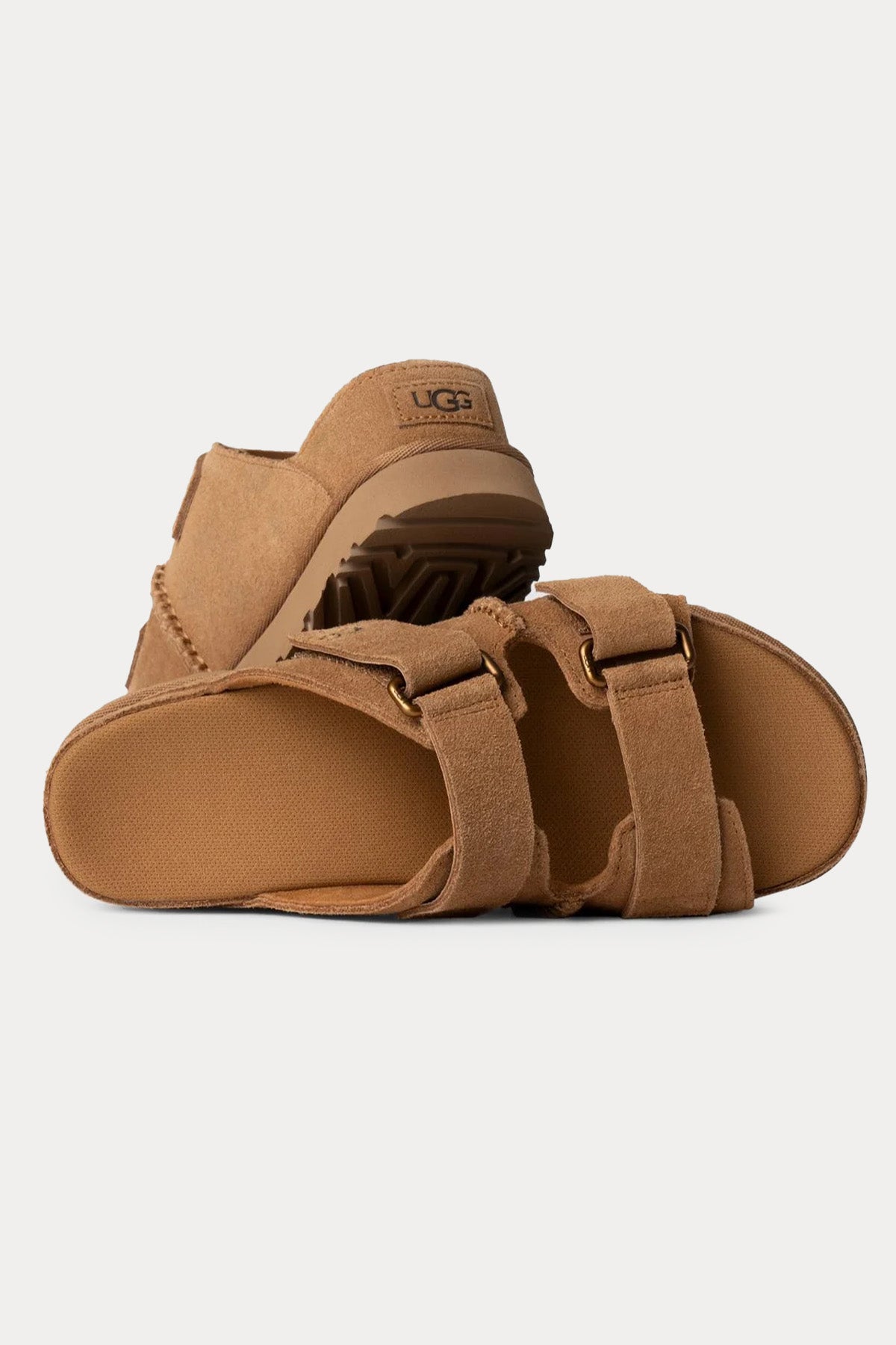 Ugg Chestnut Goldenstar Hi Slide Süet Terlik