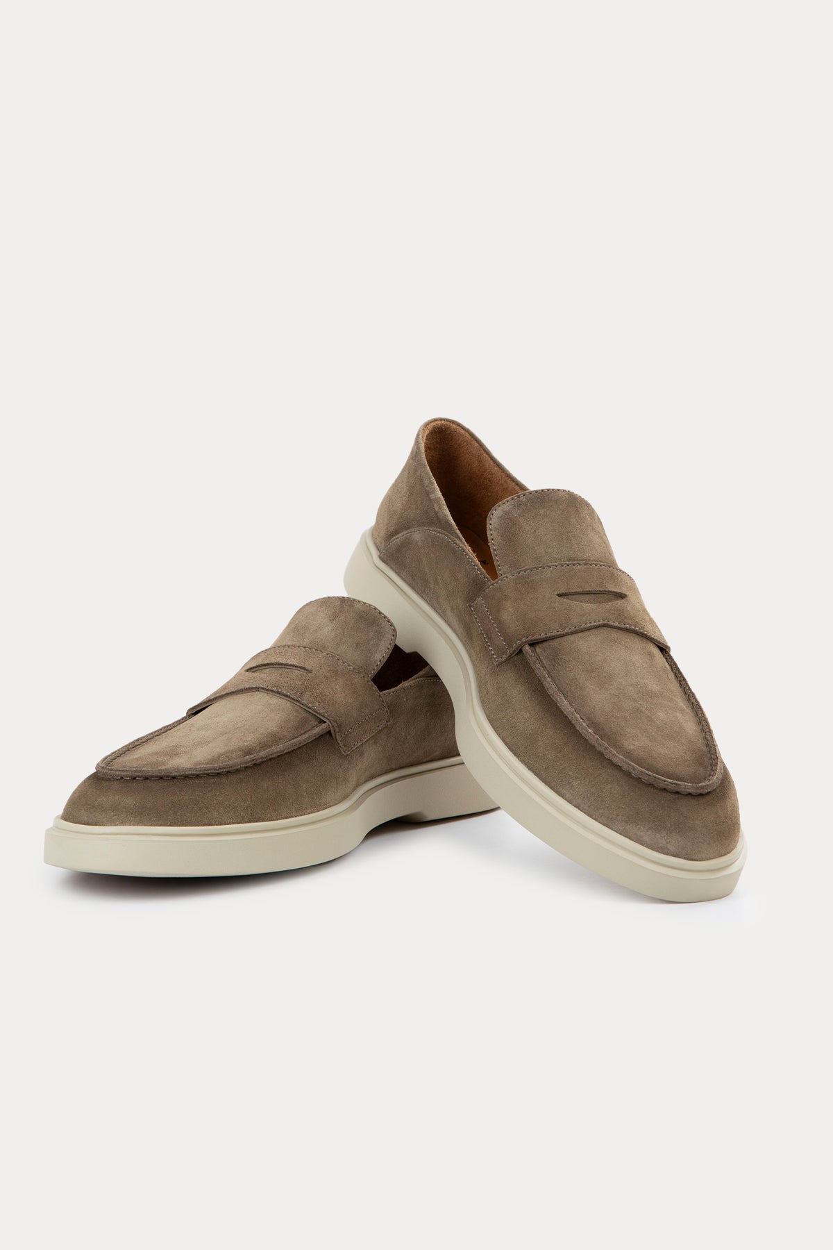 Officine Creative Bones Extralight Taban Süet Loafer Ayakkabı