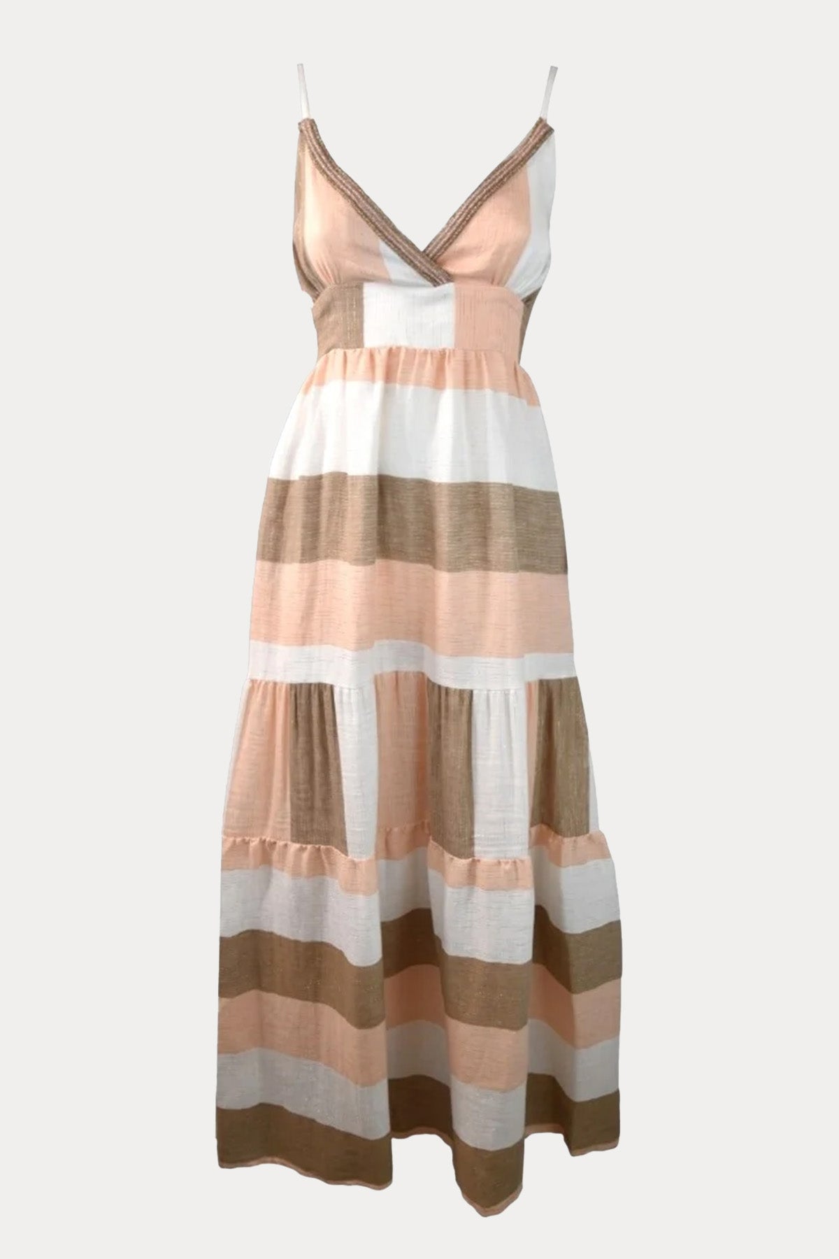 Pho Firenze Maxi Keten Elbise