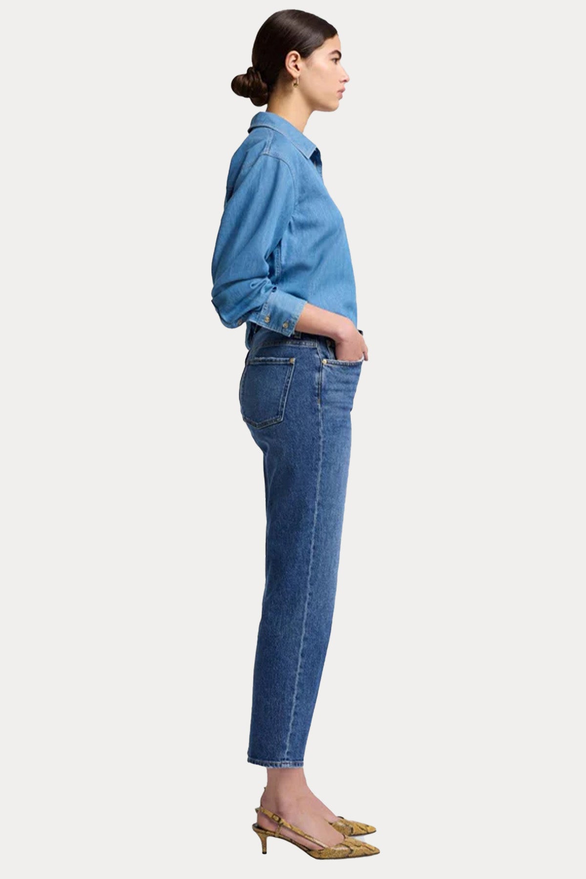 7 For All Mankind Straight Leg Fit Yıkamalı Jeans-Jeans-Libas