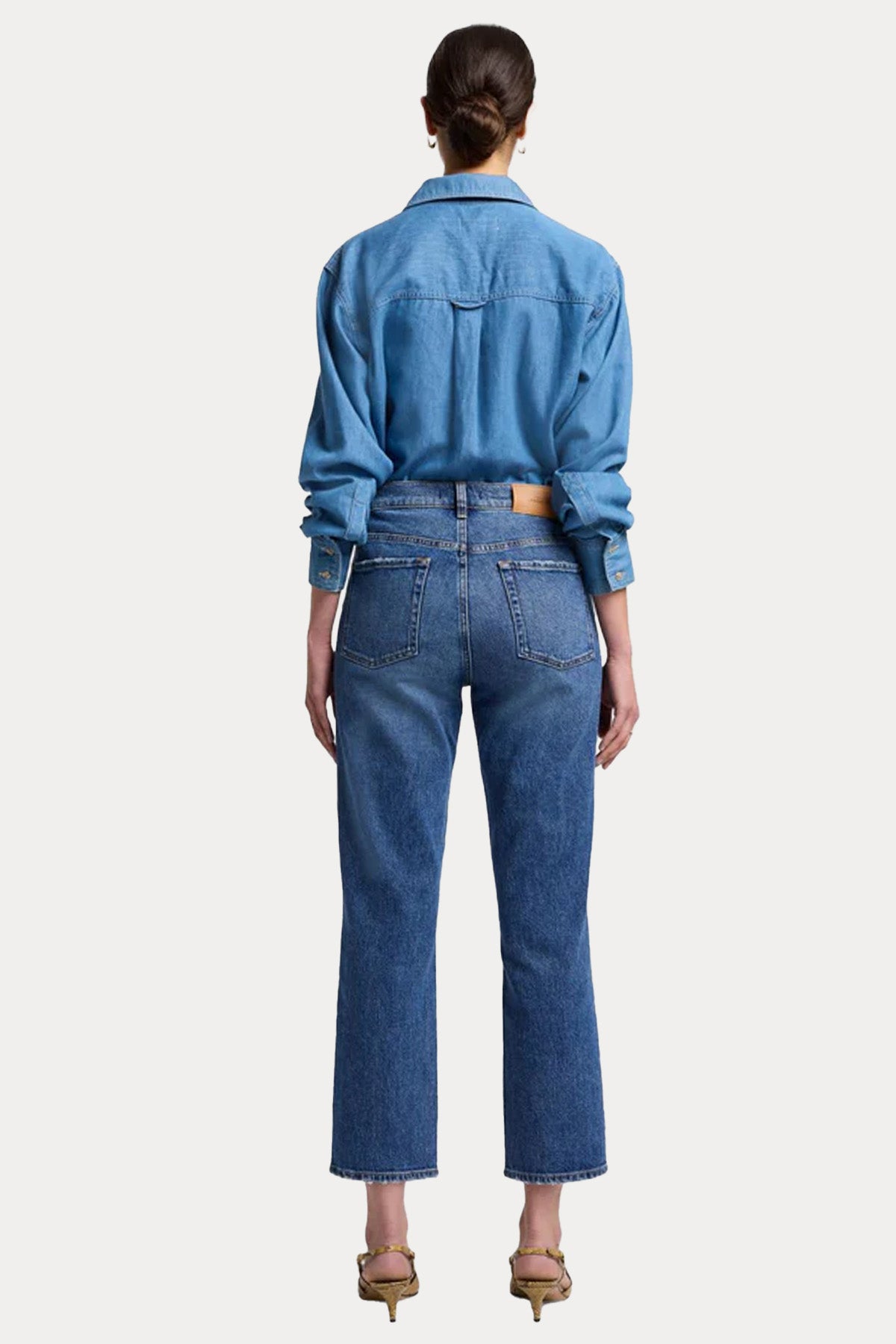 7 For All Mankind Straight Leg Fit Yıkamalı Jeans-Jeans-Libas