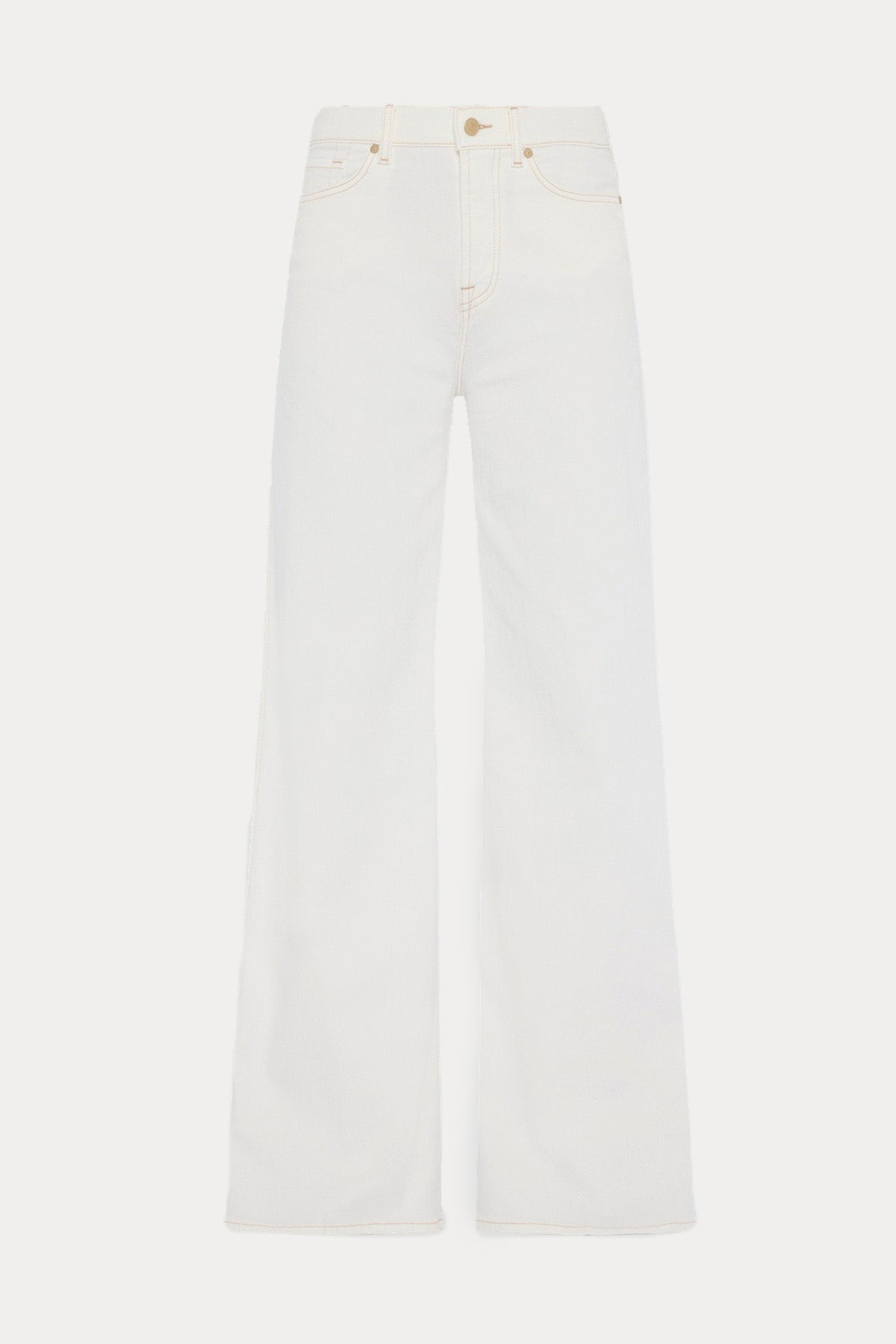 7 For All Mankind Lotta Yüksek Bel Geniş Paçalı Jeans