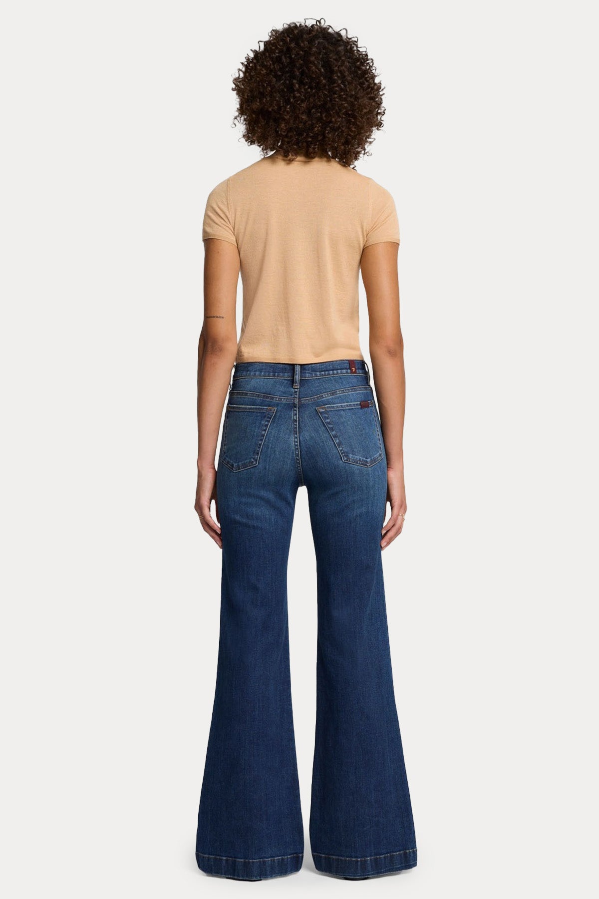 7 For All Mankind Yüksek Bel Modern Dojo Jeans