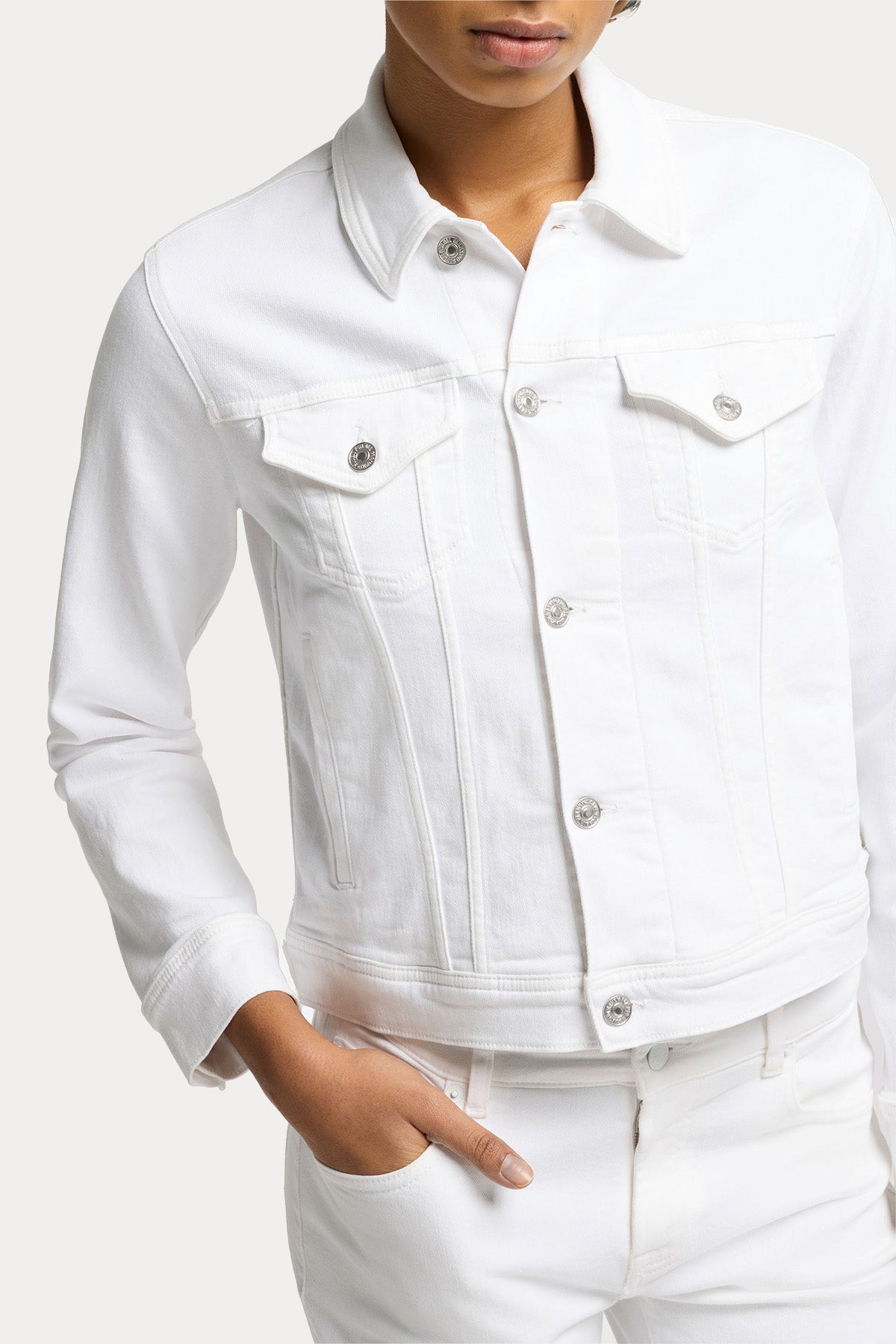 7 For All Mankind Relaxed Fit Denim Ceket