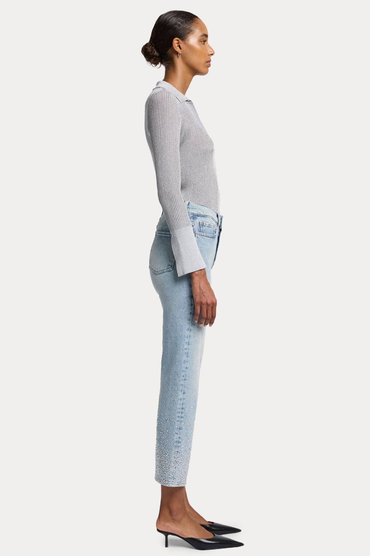 7 For All Mankind Straight Fit Yıkamalı Jeans-Jeans-Libas