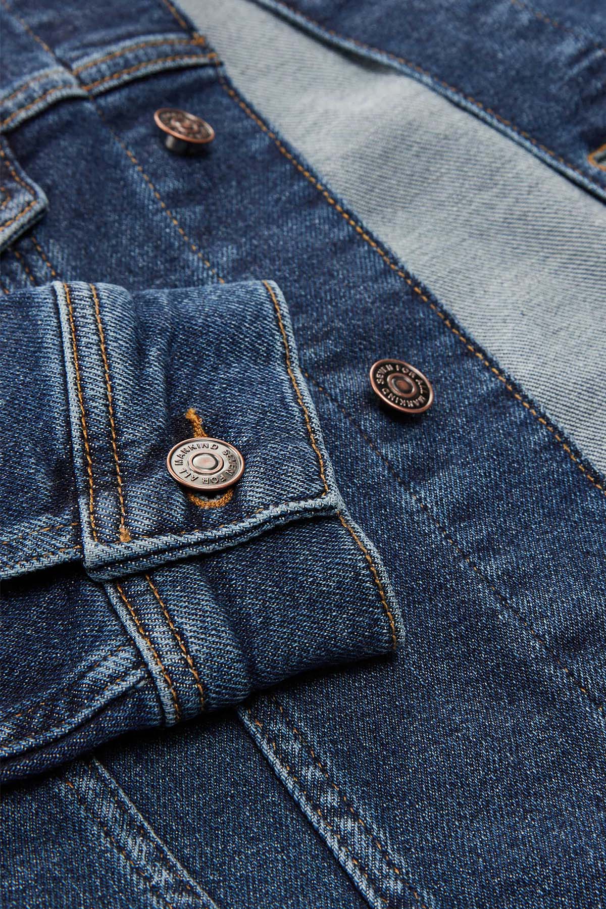 7 For All Mankind Luxe Vintage Streç Denim Ceket