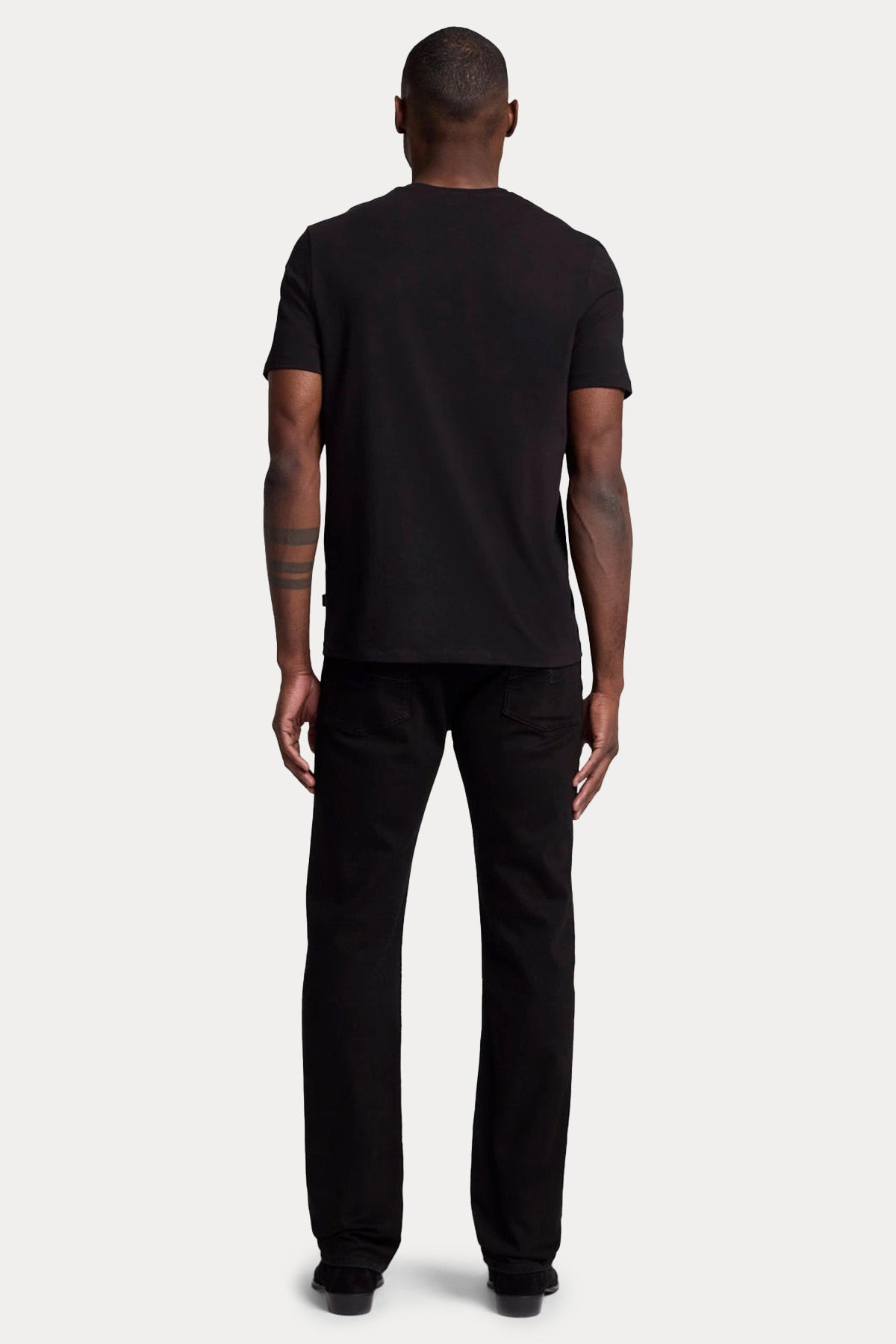 7 For All Mankind Yuvarlak Yaka Luxe Performance Streç T-shirt-T-shirt-Libas