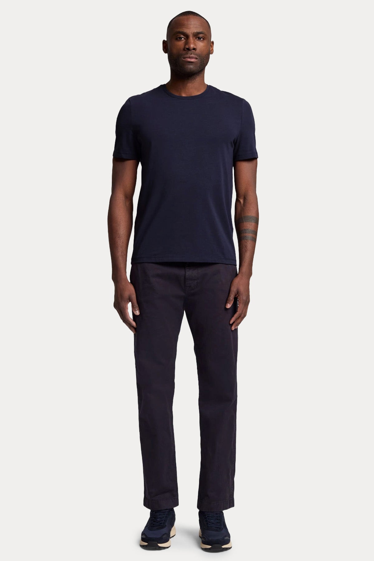 7 For All Mankind Yuvarlak Yaka Luxe Performance Streç T-shirt