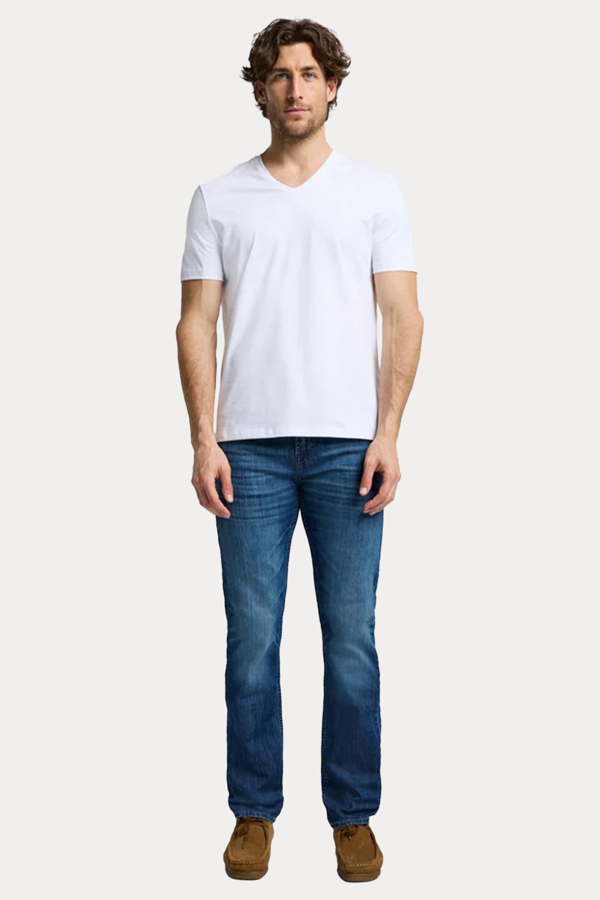 7 For All Mankind V Yaka Luxe Performance Streç T-shirt