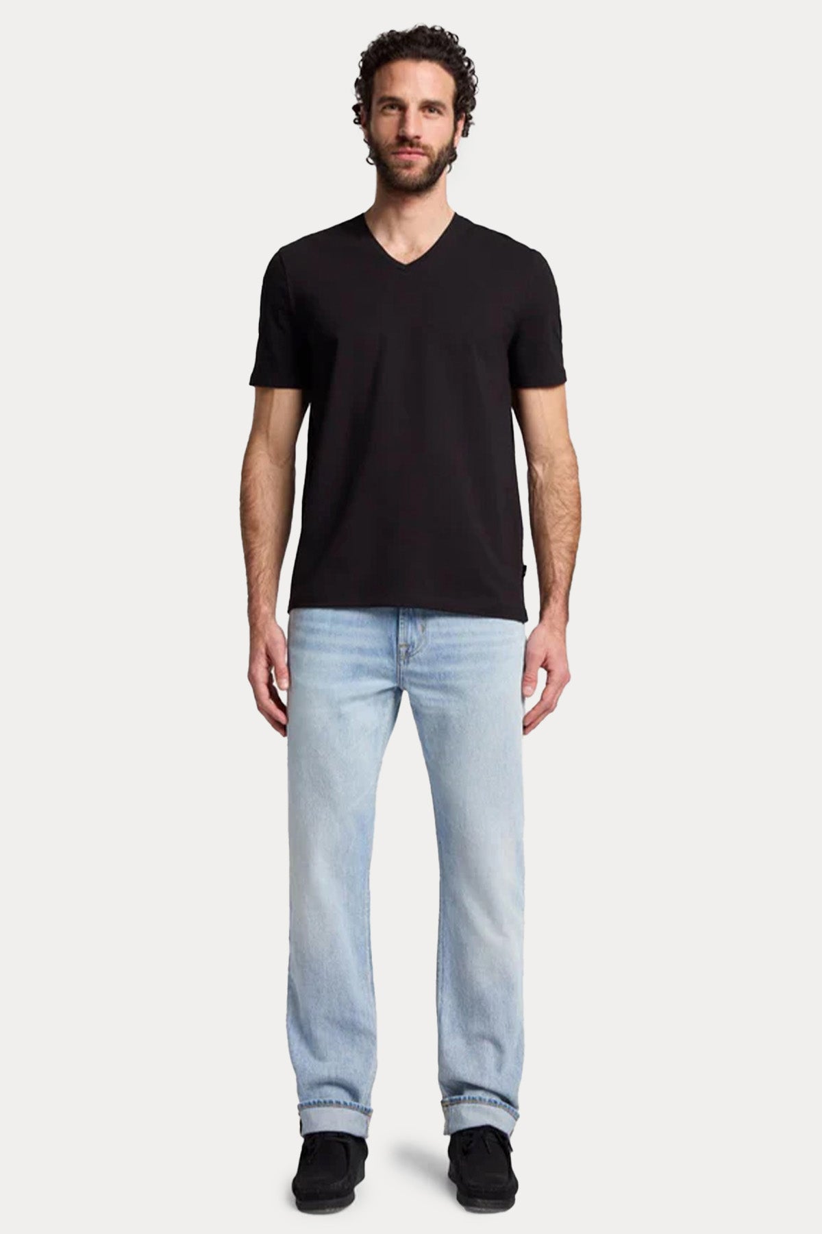 7 For All Mankind V Yaka Luxe Performance Streç T-shirt