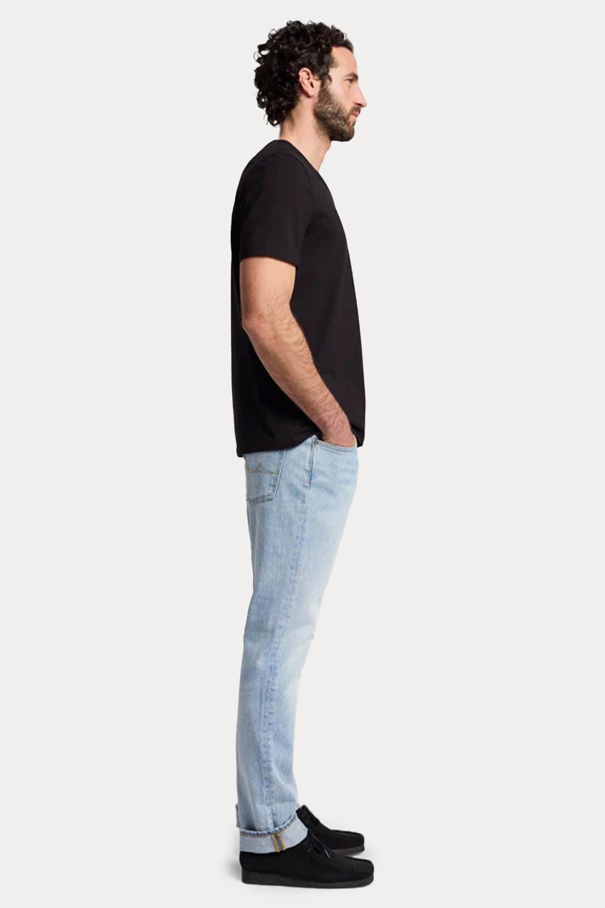 7 For All Mankind V Yaka Luxe Performance Streç T-shirt