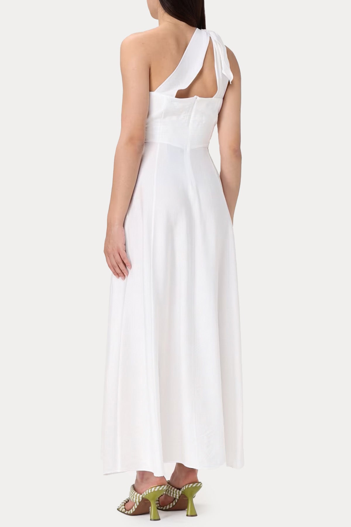 Hanita Tem Omuzlu Maxi Elbise