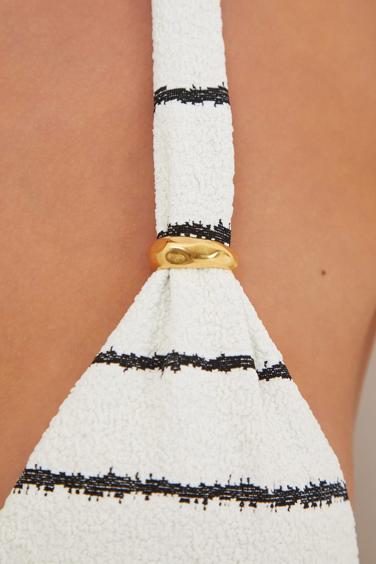 Vix Firenze Bia Tube Boyundan Bağlamalı Çizgili Bikini